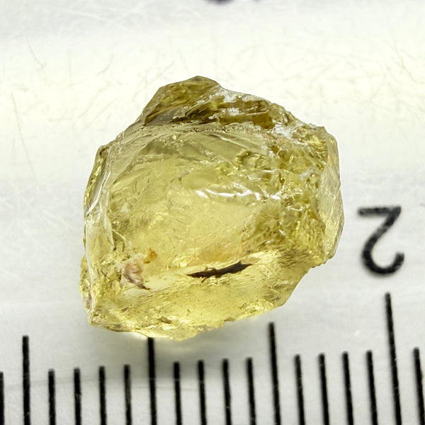 Yellow Tourmaline, 4.90ct, Tanzania, Untreated Unheated, vvs-if