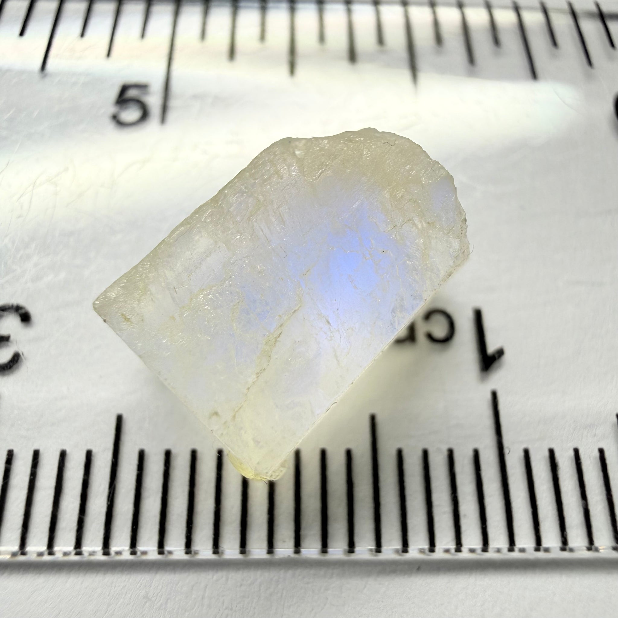 Blue Sheen Moonstone, 6.72ct, Tanzania, Untreated Unheated
