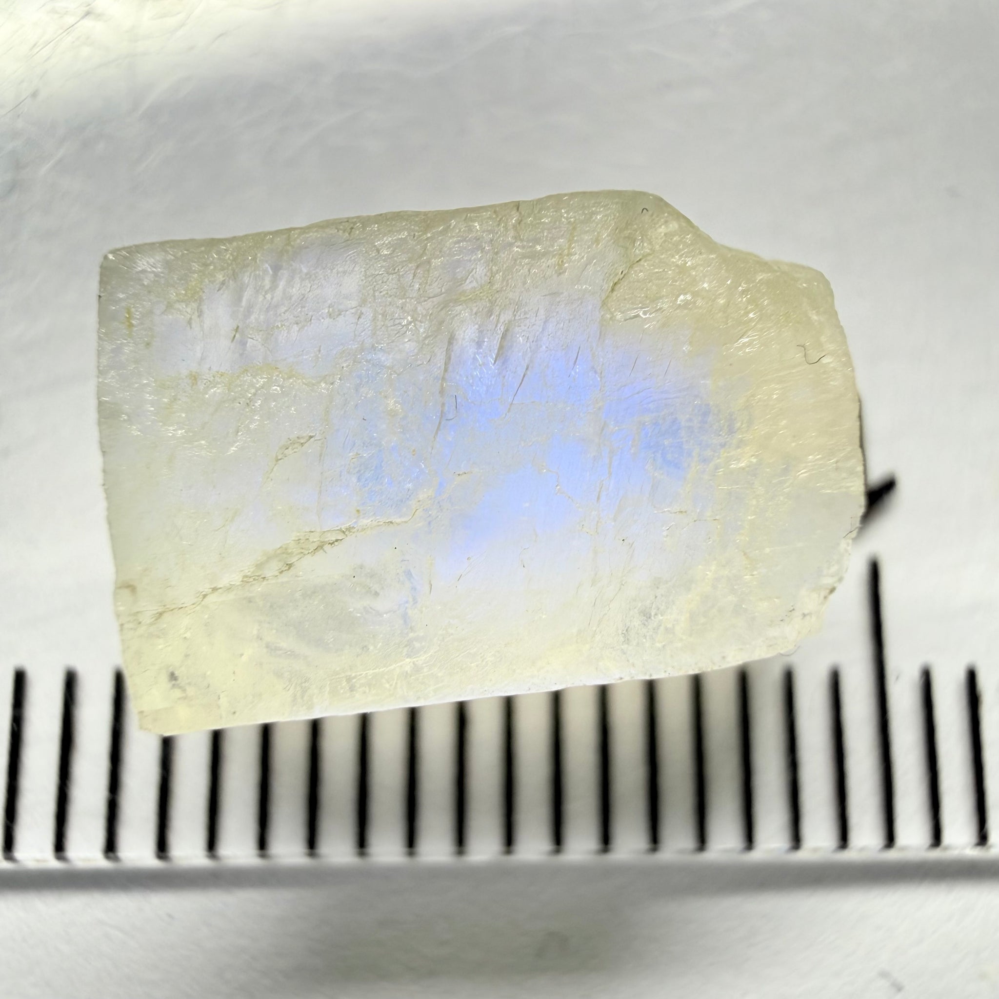Blue Sheen Moonstone, 6.72ct, Tanzania, Untreated Unheated