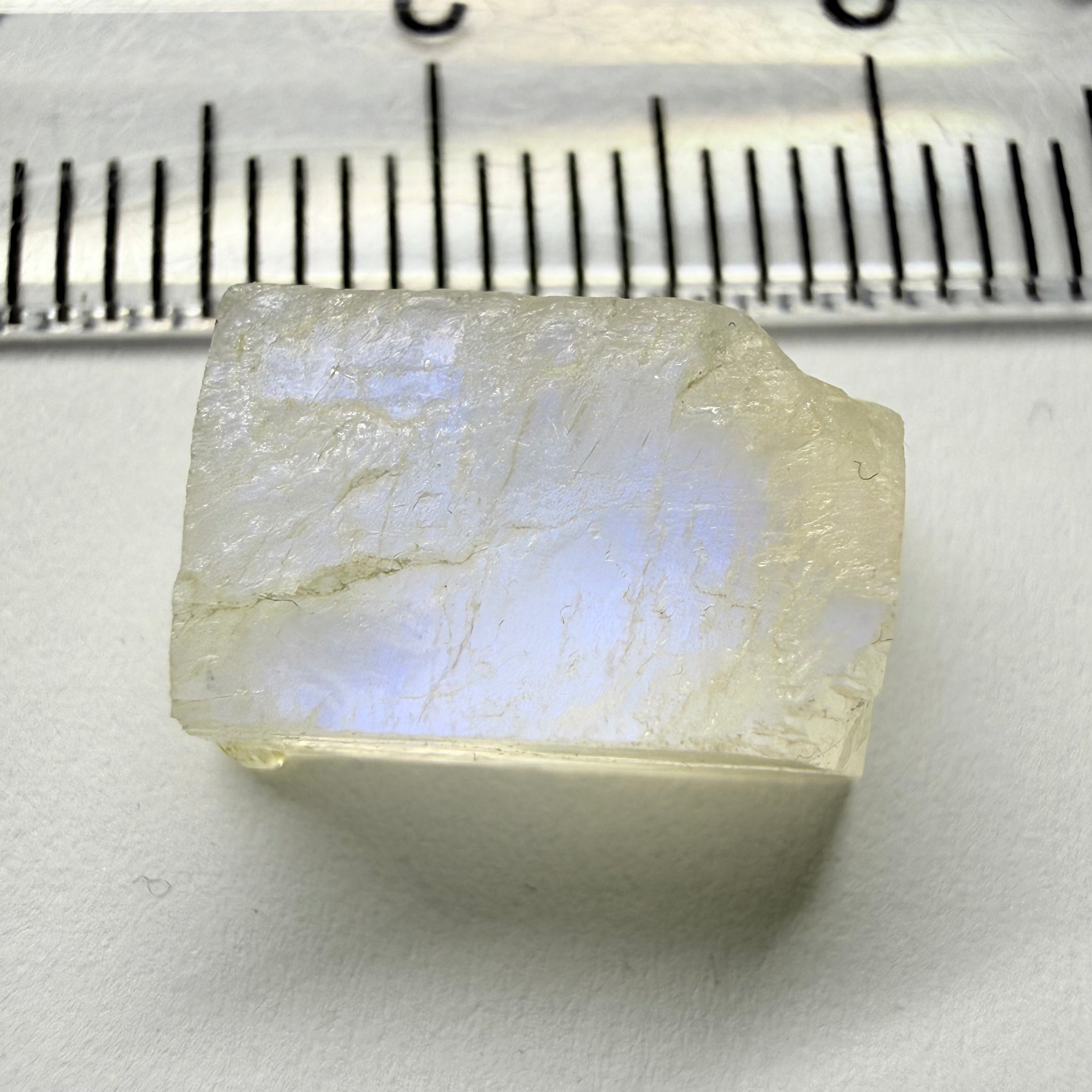 Blue Sheen Moonstone, 6.72ct, Tanzania, Untreated Unheated