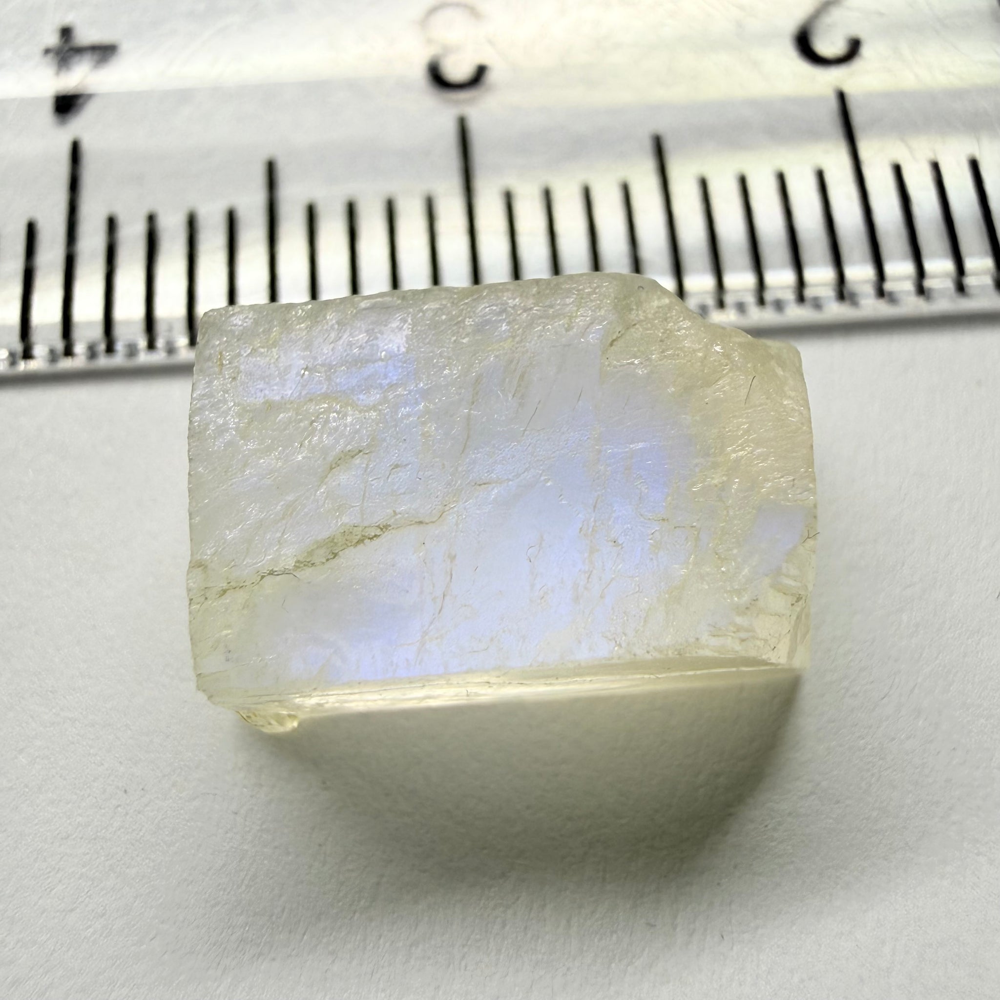 Blue Sheen Moonstone, 6.72ct, Tanzania, Untreated Unheated