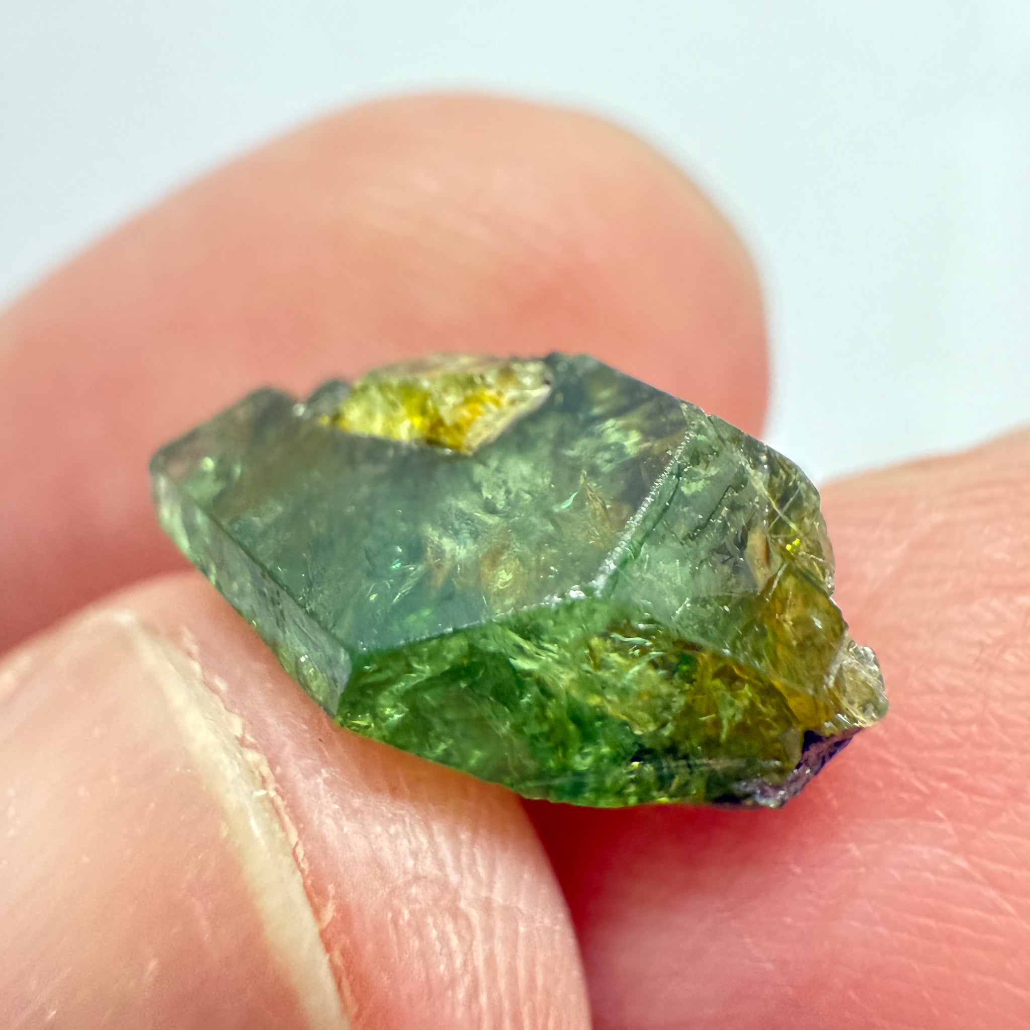 Tsavorite Crystal, 6.03ct, Merelani. Tanzania, Untreated Unheated