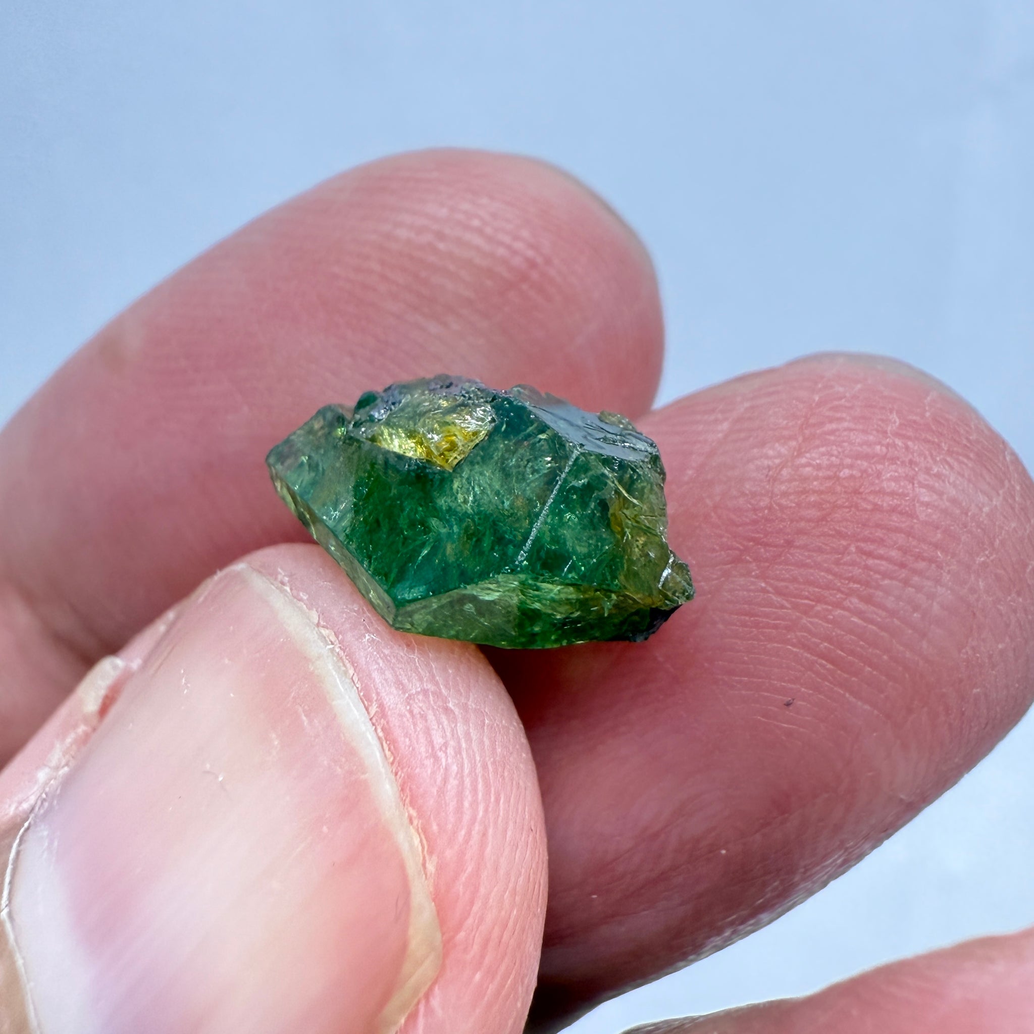 Tsavorite Crystal, 6.03ct, Merelani. Tanzania, Untreated Unheated