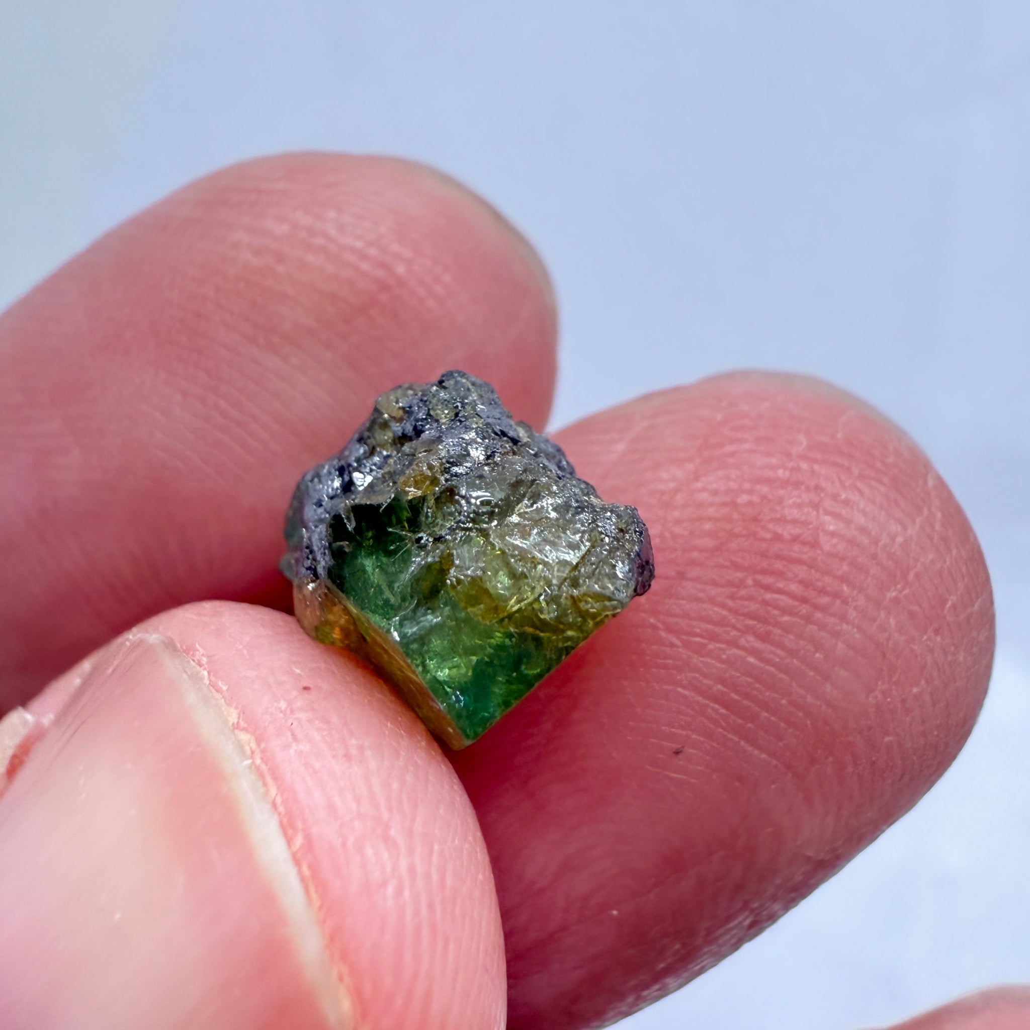 Tsavorite Crystal, 6.03ct, Merelani. Tanzania, Untreated Unheated
