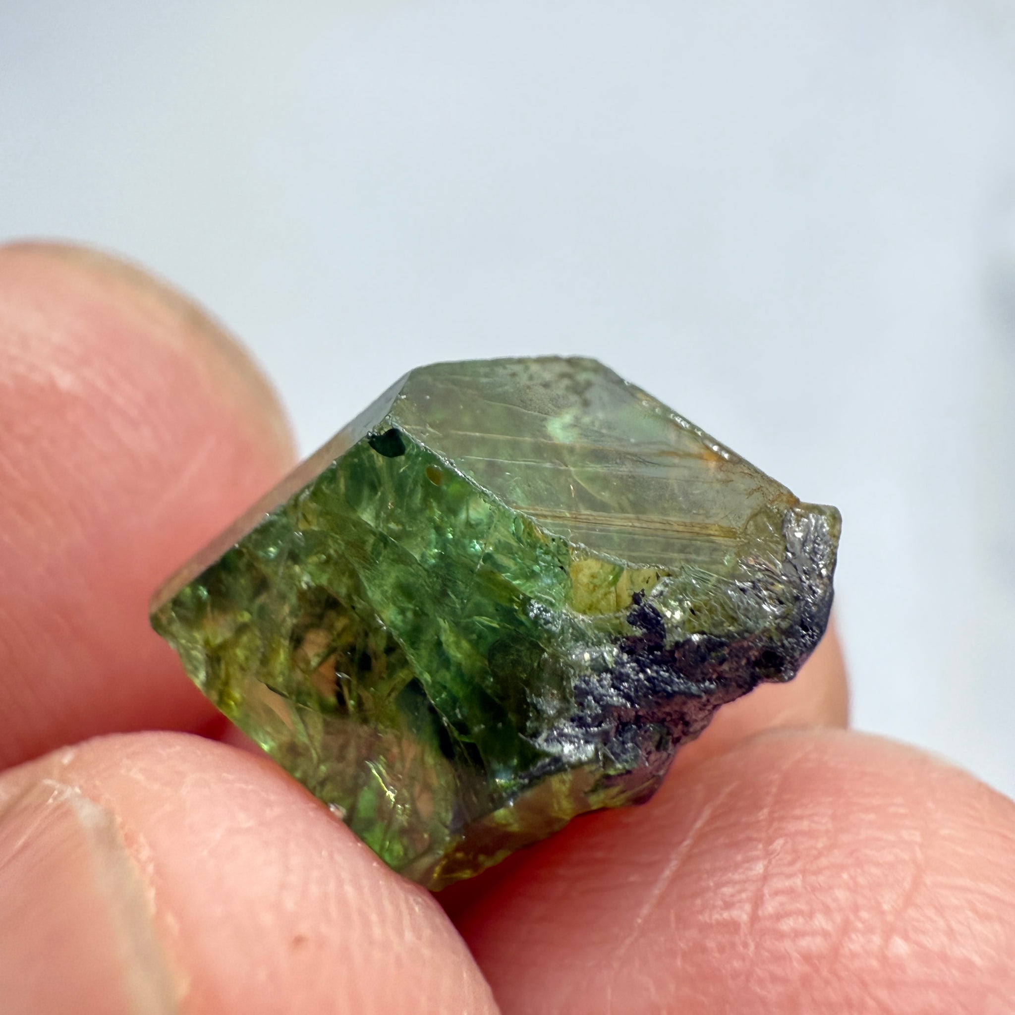 Tsavorite Crystal, 6.03ct, Merelani. Tanzania, Untreated Unheated