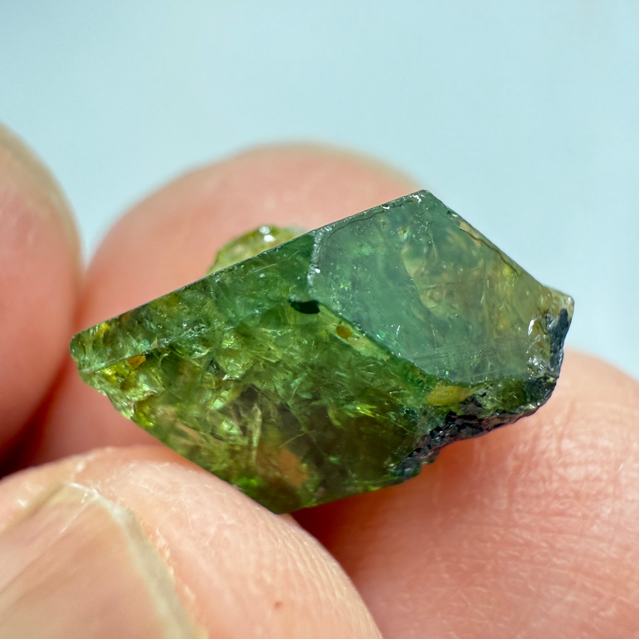Tsavorite Crystal, 6.03ct, Merelani. Tanzania, Untreated Unheated