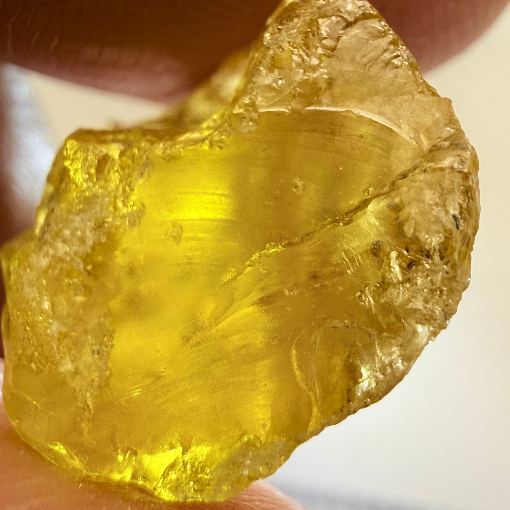 Golden Danburite, 15.08ct, Dodma, Tanzania, Untreated Unheated, slightly included, see the video where I have backlit it to show you where the inclusions are