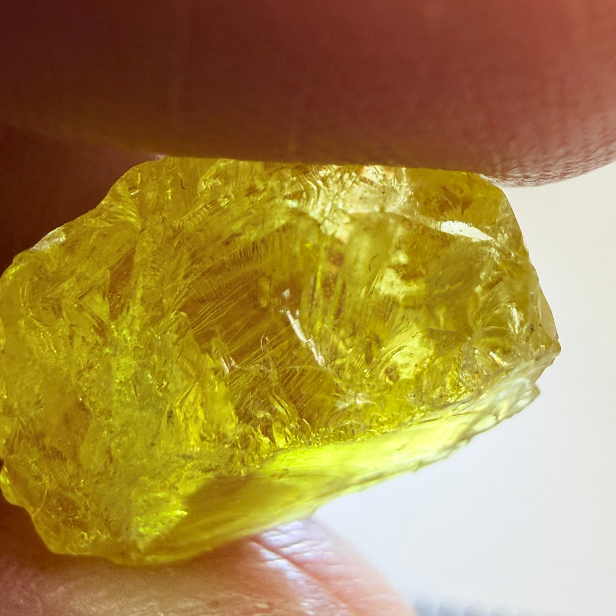 Golden Danburite, 15.08ct, Dodma, Tanzania, Untreated Unheated, slightly included, see the video where I have backlit it to show you where the inclusions are