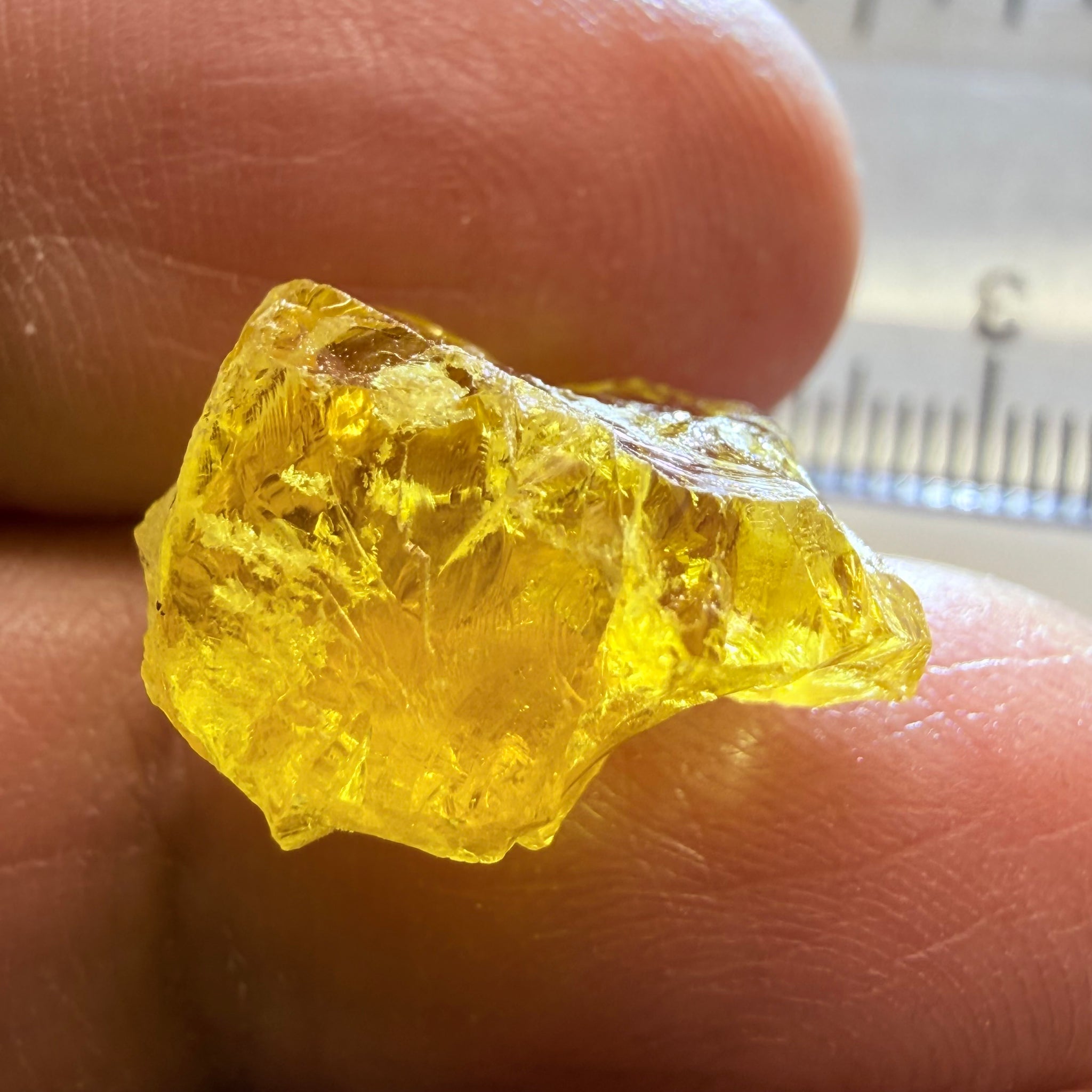 Golden Danburite, 15.08ct, Dodma, Tanzania, Untreated Unheated, slightly included, see the video where I have backlit it to show you where the inclusions are