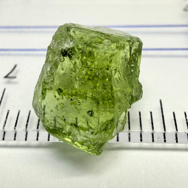 Tourmaline Crystal, 3.79ct, Laletema, Untreated Unheated, heavily included, beautiful inclusions inside