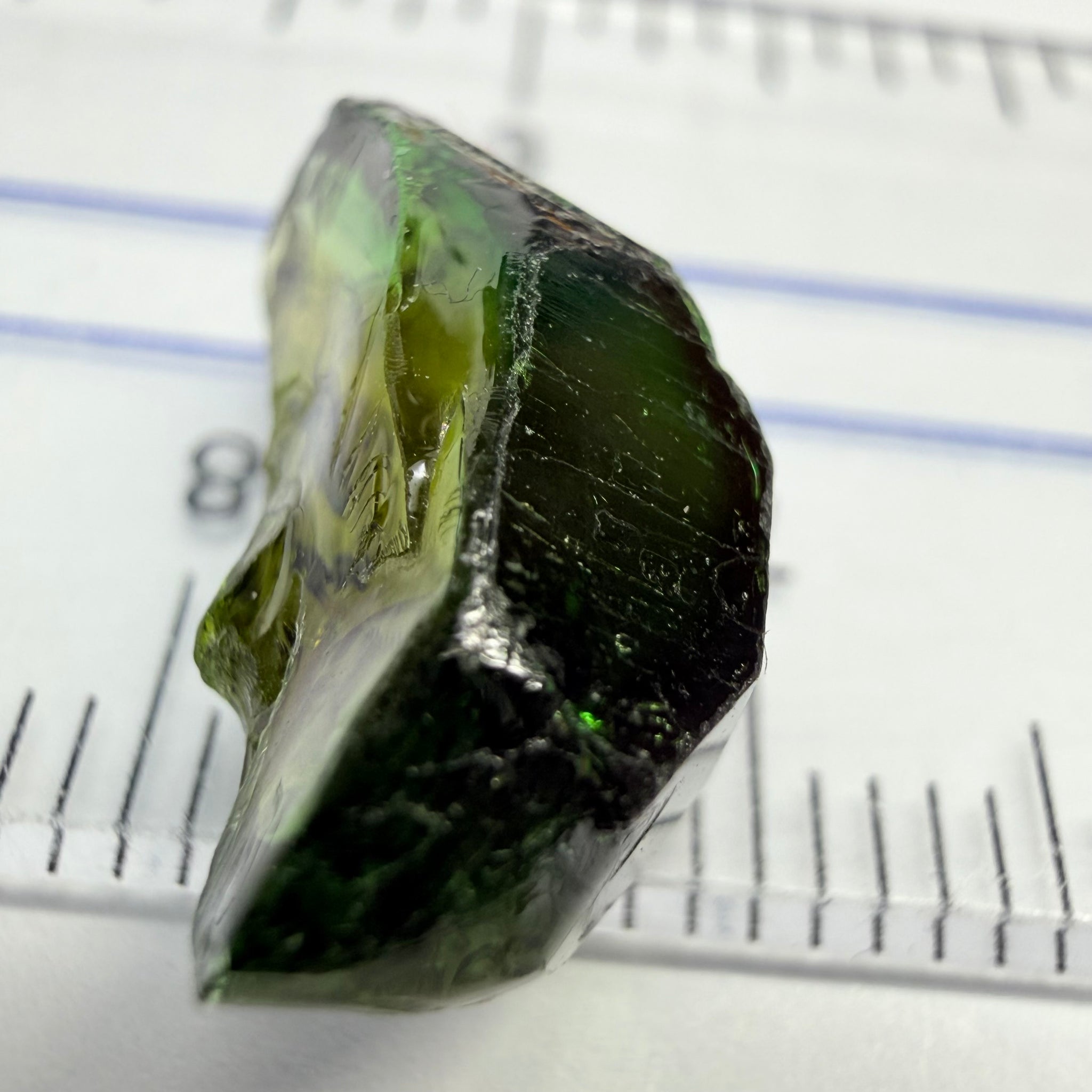 Chrome Tourmaline, 6.38ct, Laletema, Tanzania, Untreated Unheated, vvs