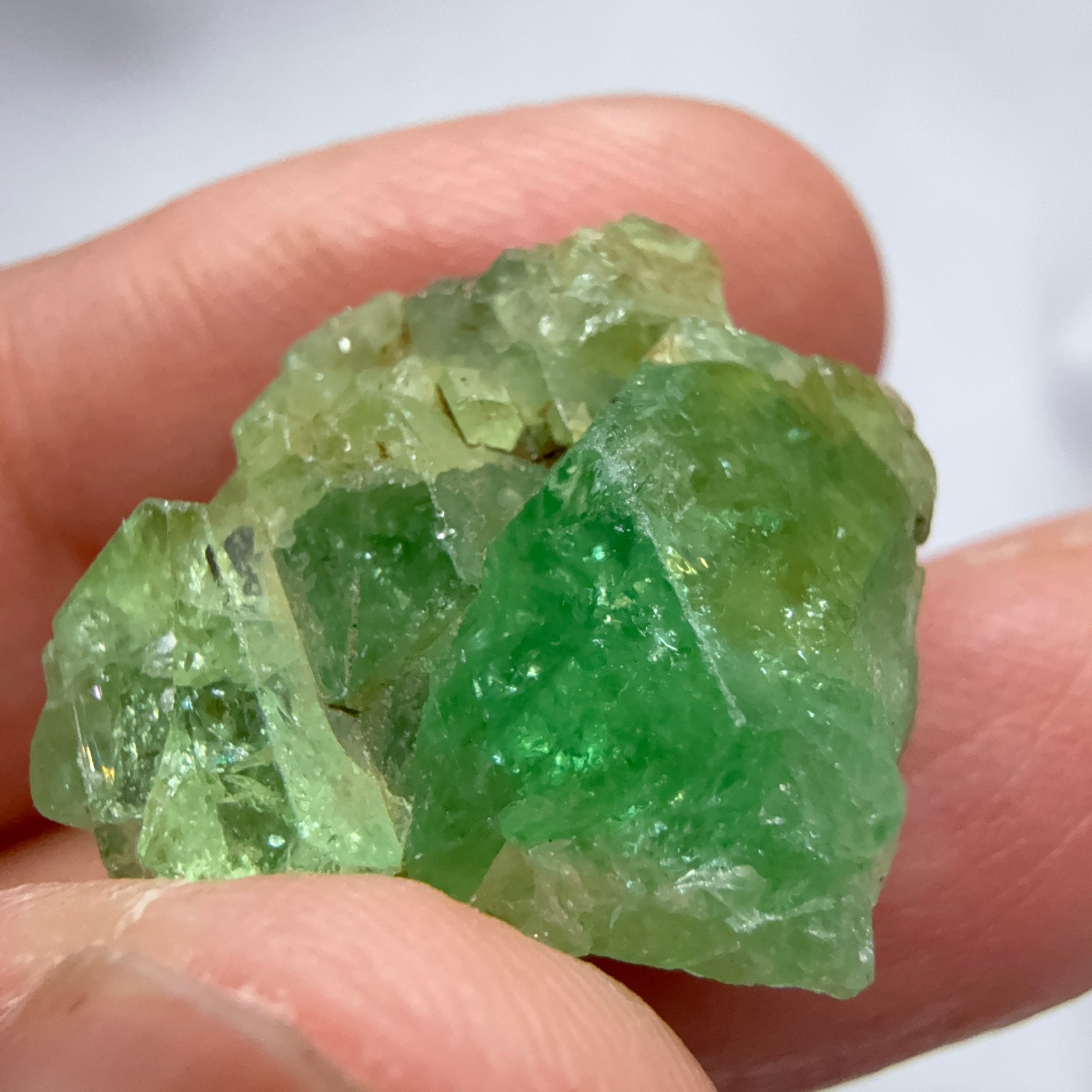 Tsavorite Crystal on Matrix. 31.22ct, Merelani. Tanzania, Untreated Unheated