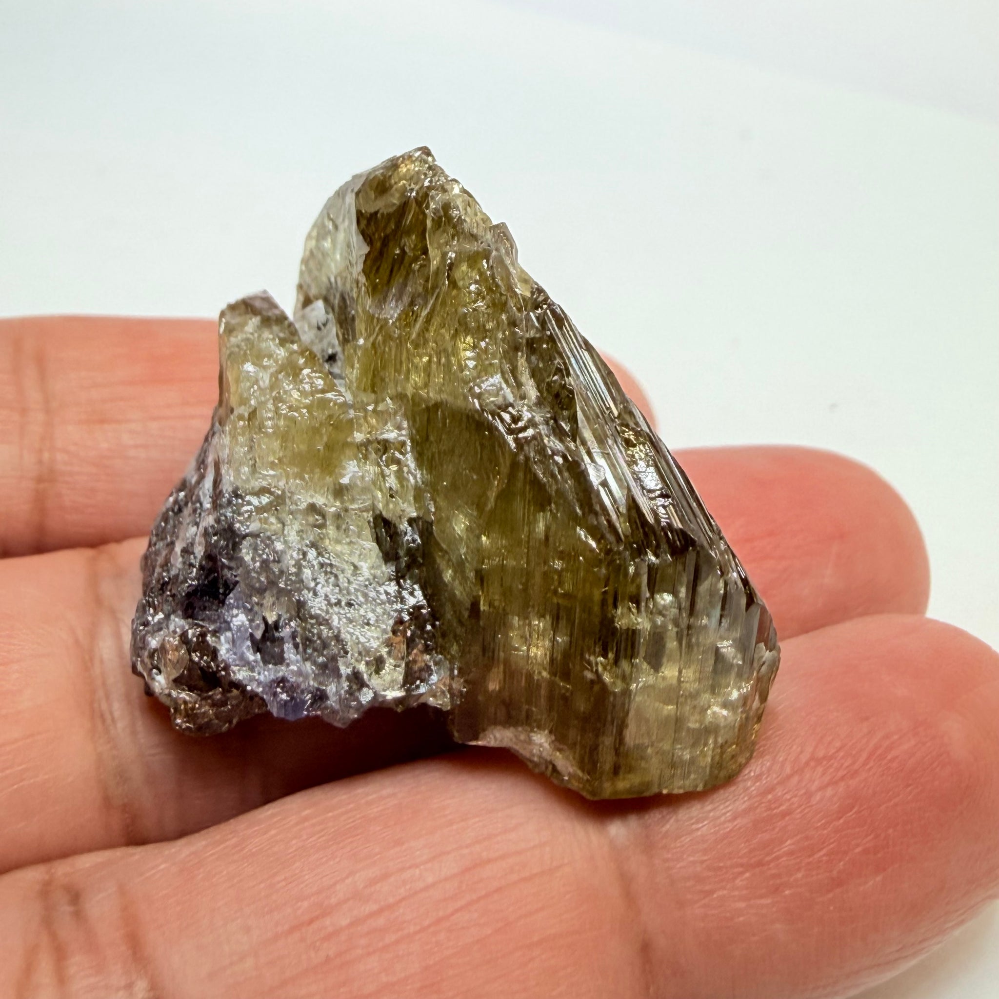 Tanzanite Crystal, 156.08ct, Merelani, Tanzania, Untreated Unheated