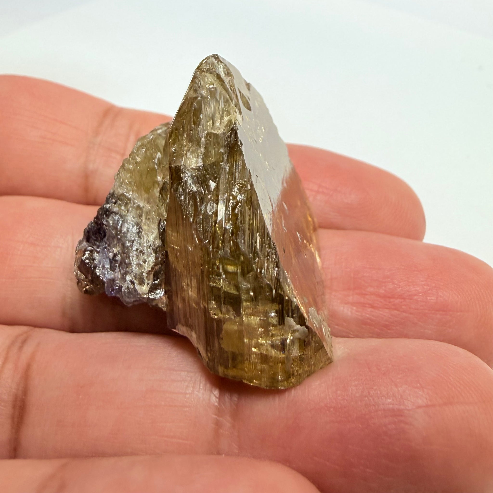 Tanzanite Crystal, 156.08ct, Merelani, Tanzania, Untreated Unheated