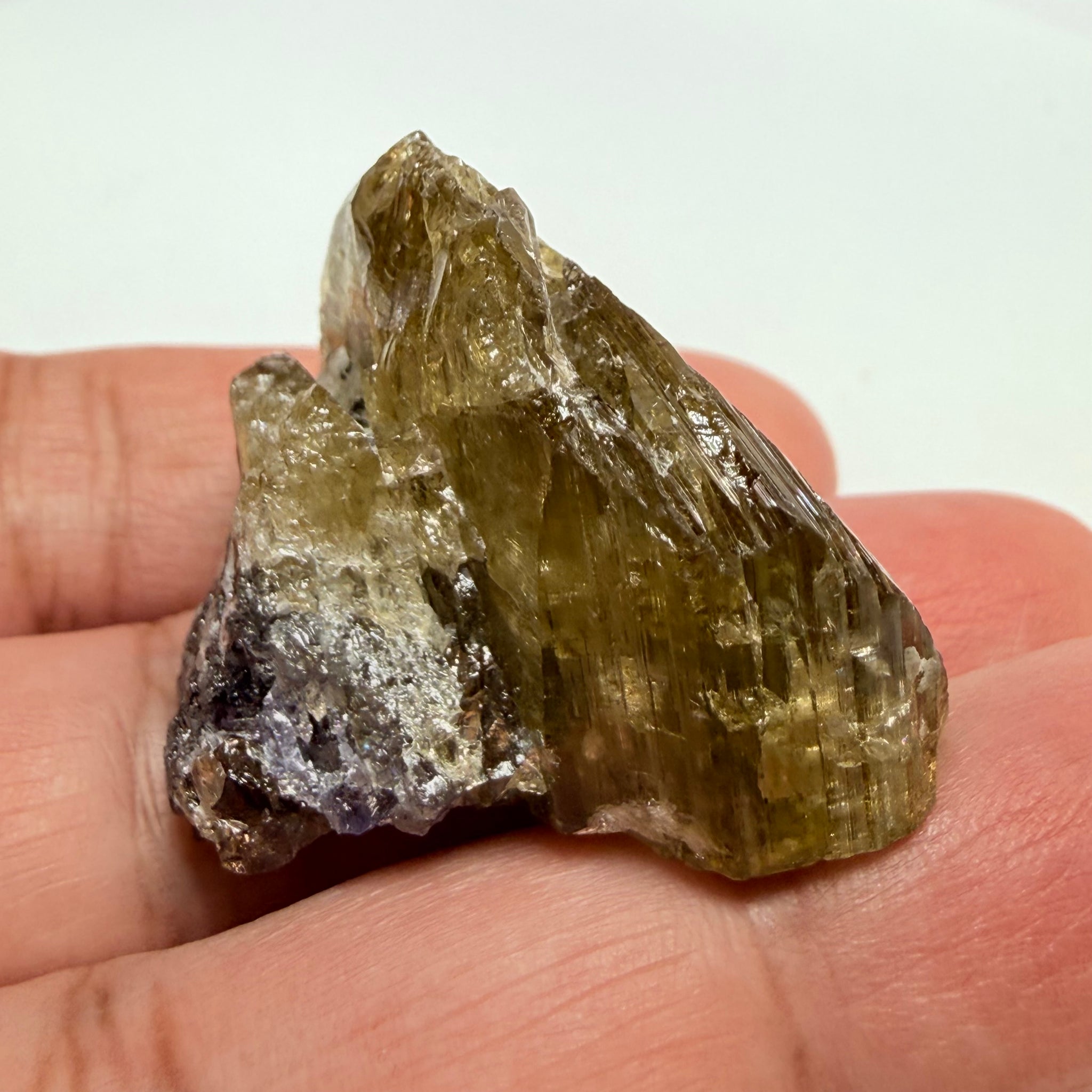 Tanzanite Crystal, 156.08ct, Merelani, Tanzania, Untreated Unheated