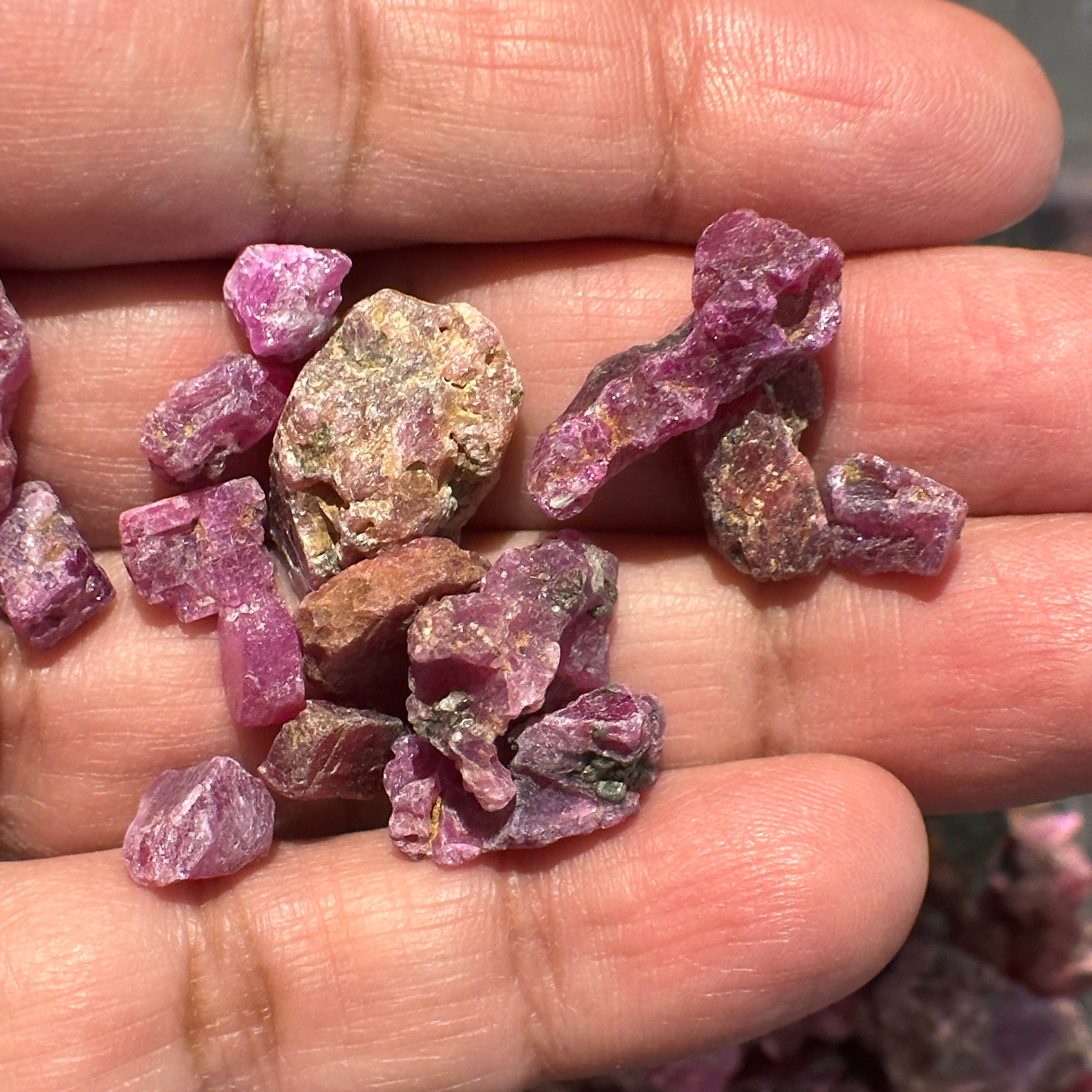 Ruby Crystals, Tanzania, Untreated Unheated, Per Stone, want any particular shape, just ask
