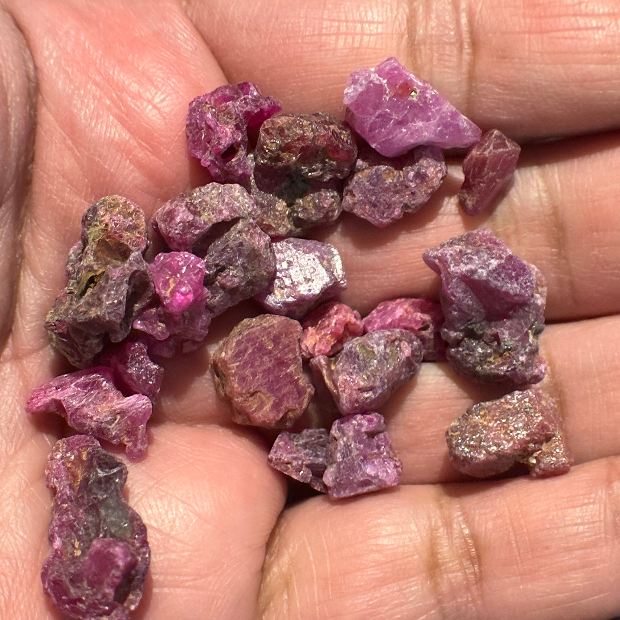 Ruby Crystals, Tanzania, Untreated Unheated, Per Stone, want any particular shape, just ask