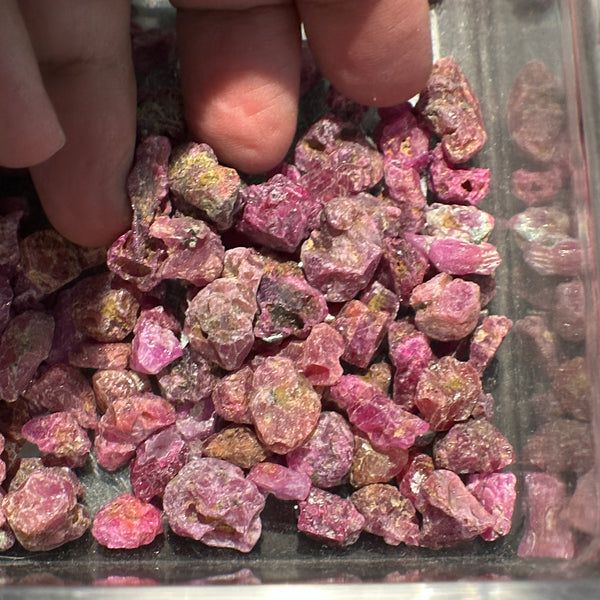 Ruby Crystals, Tanzania, Untreated Unheated, Per Stone, want any particular shape, just ask