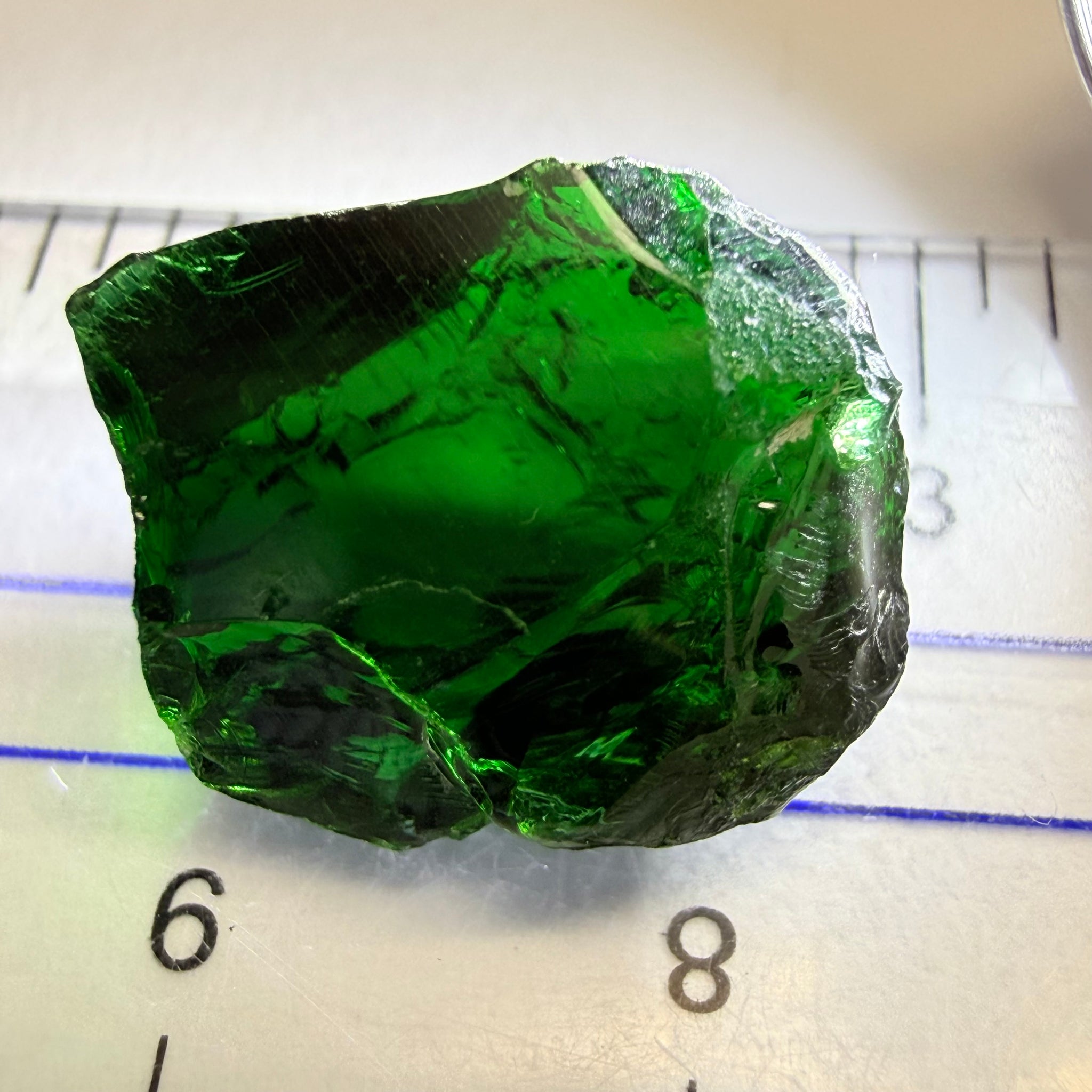 Chrome Tourmaline - dark stone, 12.48ct, Laletema, Tanzania, Untreated Unheated, vvs-if