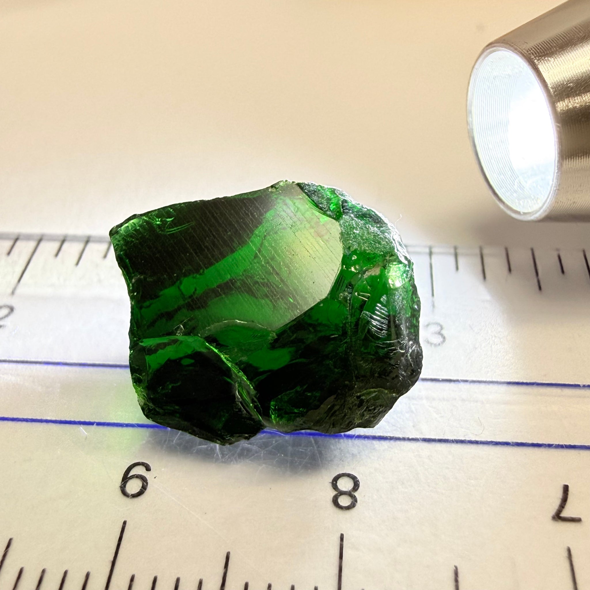 Chrome Tourmaline - dark stone, 12.48ct, Laletema, Tanzania, Untreated Unheated, vvs-if