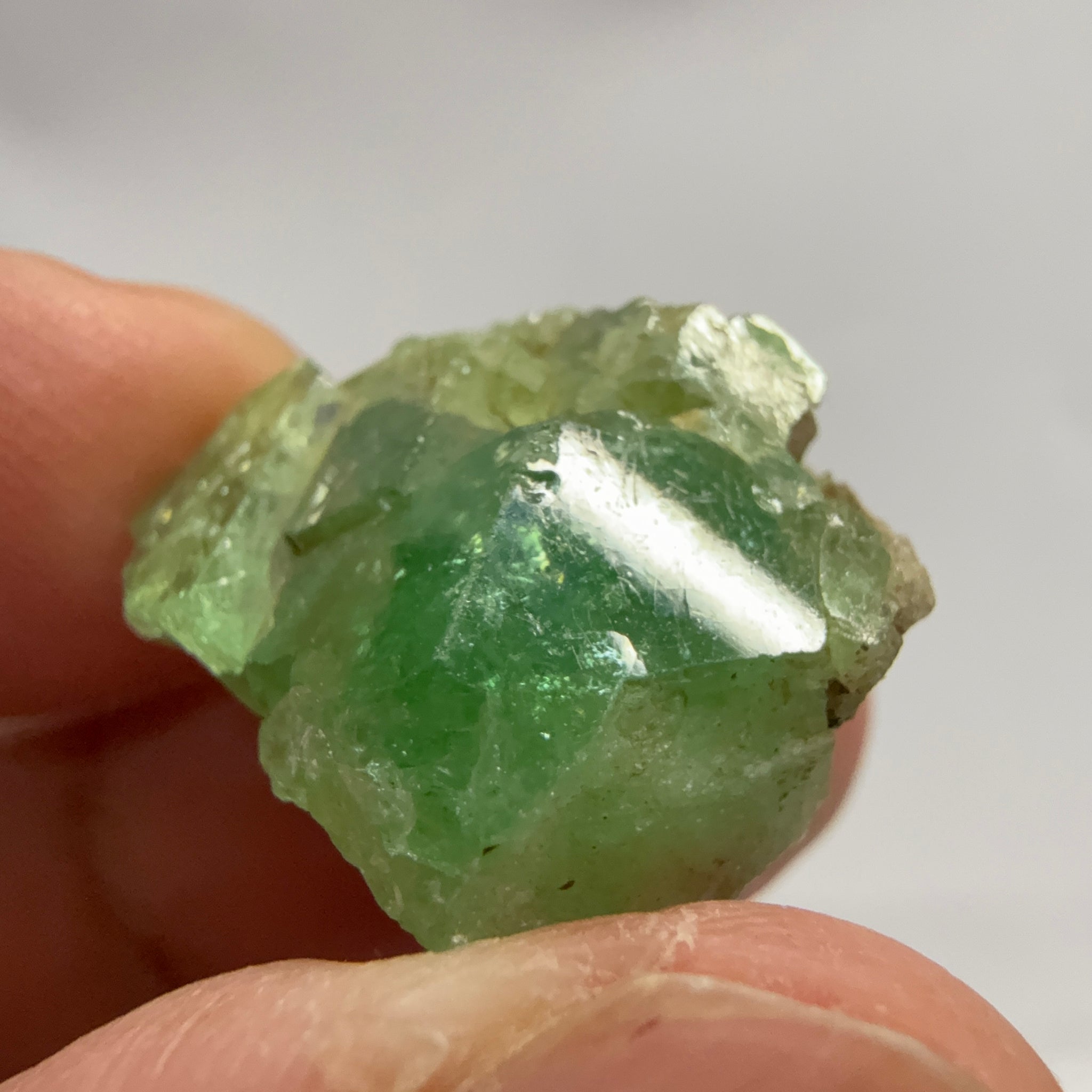 Tsavorite Crystal on Matrix. 31.22ct, Merelani. Tanzania, Untreated Unheated