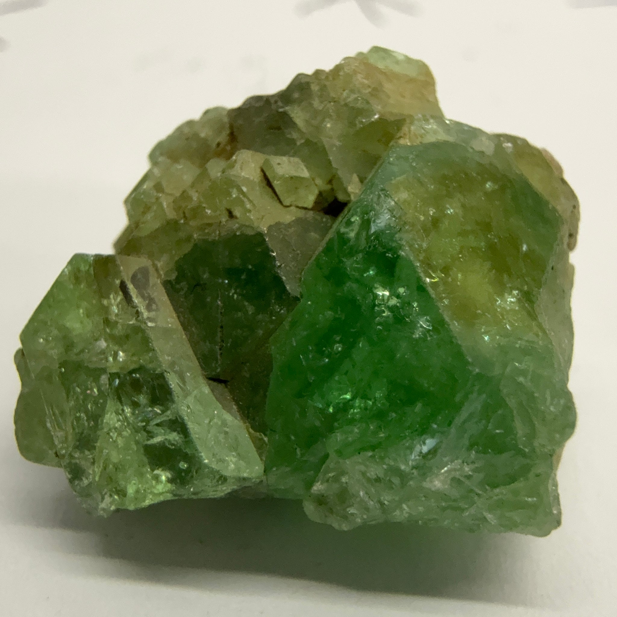 Tsavorite Crystal on Matrix. 31.22ct, Merelani. Tanzania, Untreated Unheated