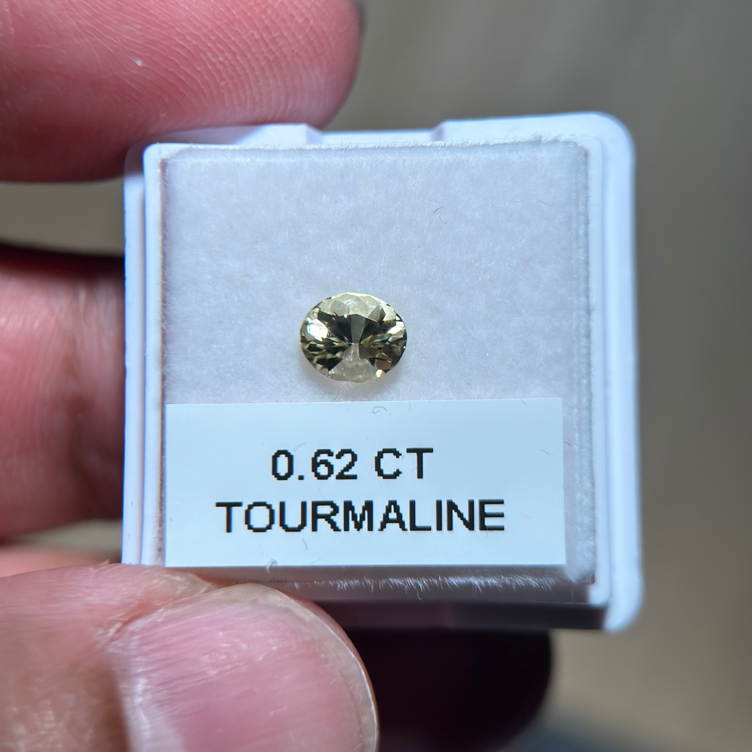 0.62ct Yellow Tourmaline, Tanzania, Untreated Unheated
