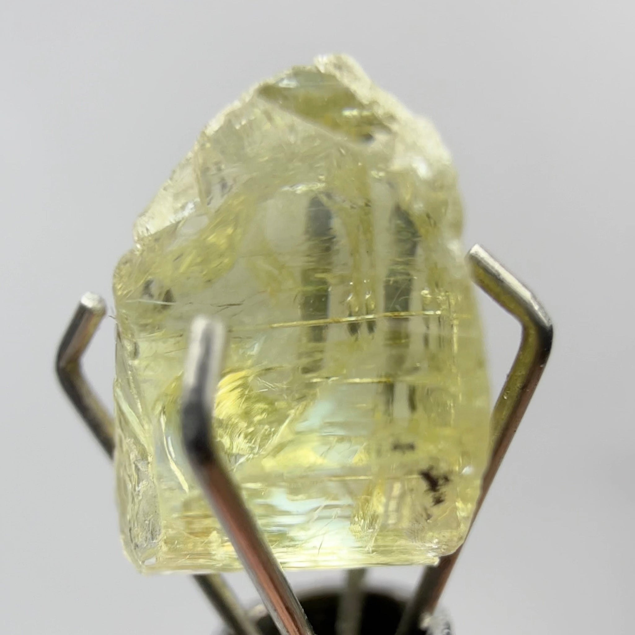 Yellow Tanzanite, 2.87ct, Merelani, Tanzania, Untreated Unheated, slightly included