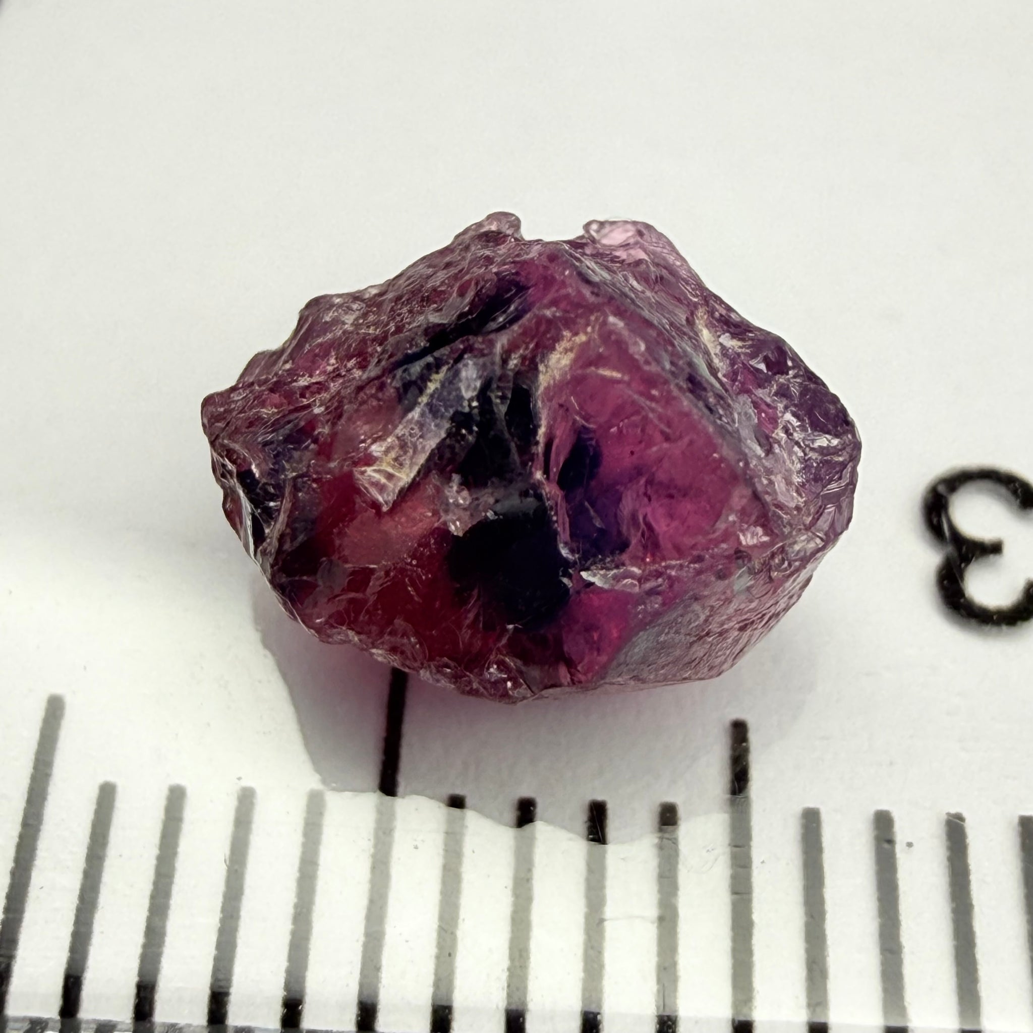 Winza Sapphire showing all 3 colours, 3.06ct Winza, Tanzania, Untreated Unheated, slightly included, see backlit photos
