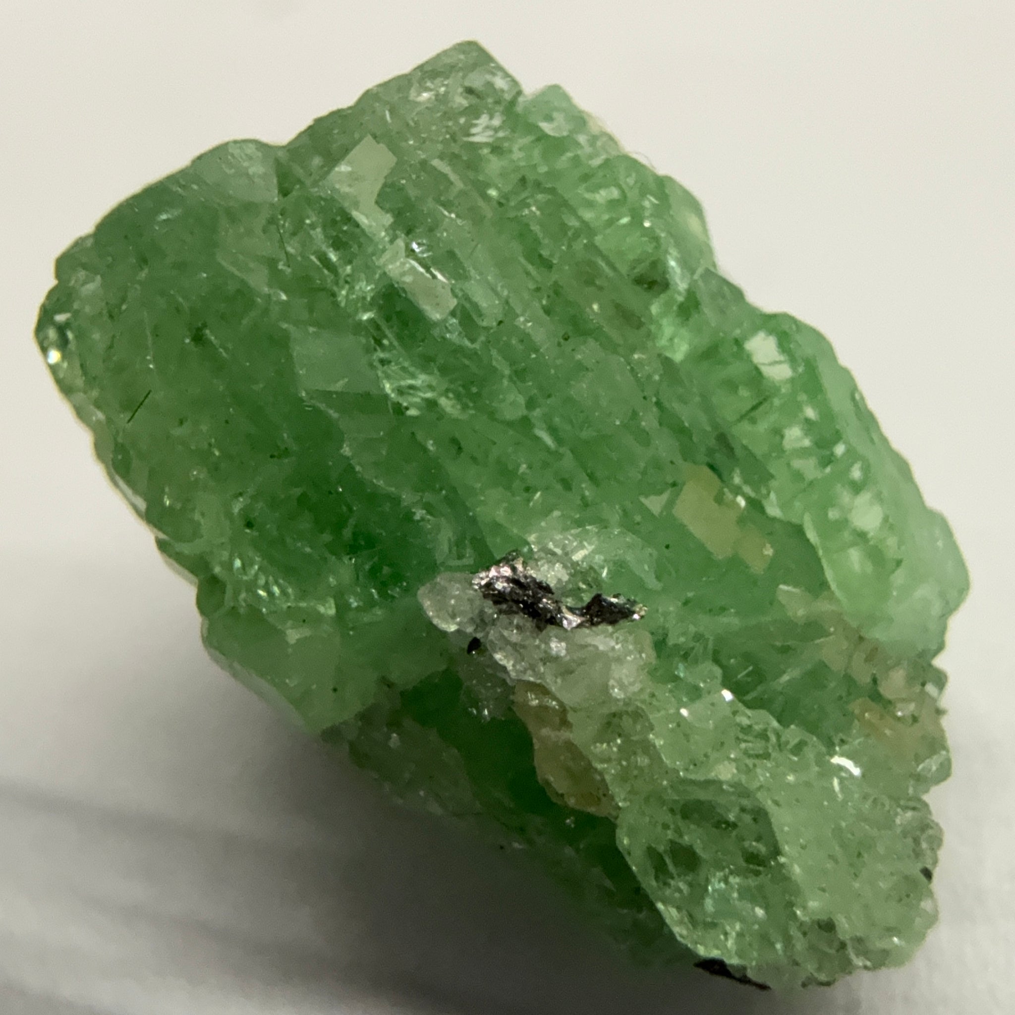 Tsavorite Crystal, 3.89ct, Merelani. Tanzania, Untreated Unheated
