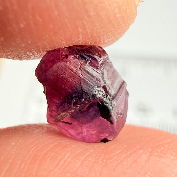 Winza Sapphire showing all 3 colours, 3.06ct Winza, Tanzania, Untreated Unheated, slightly included, see backlit photos