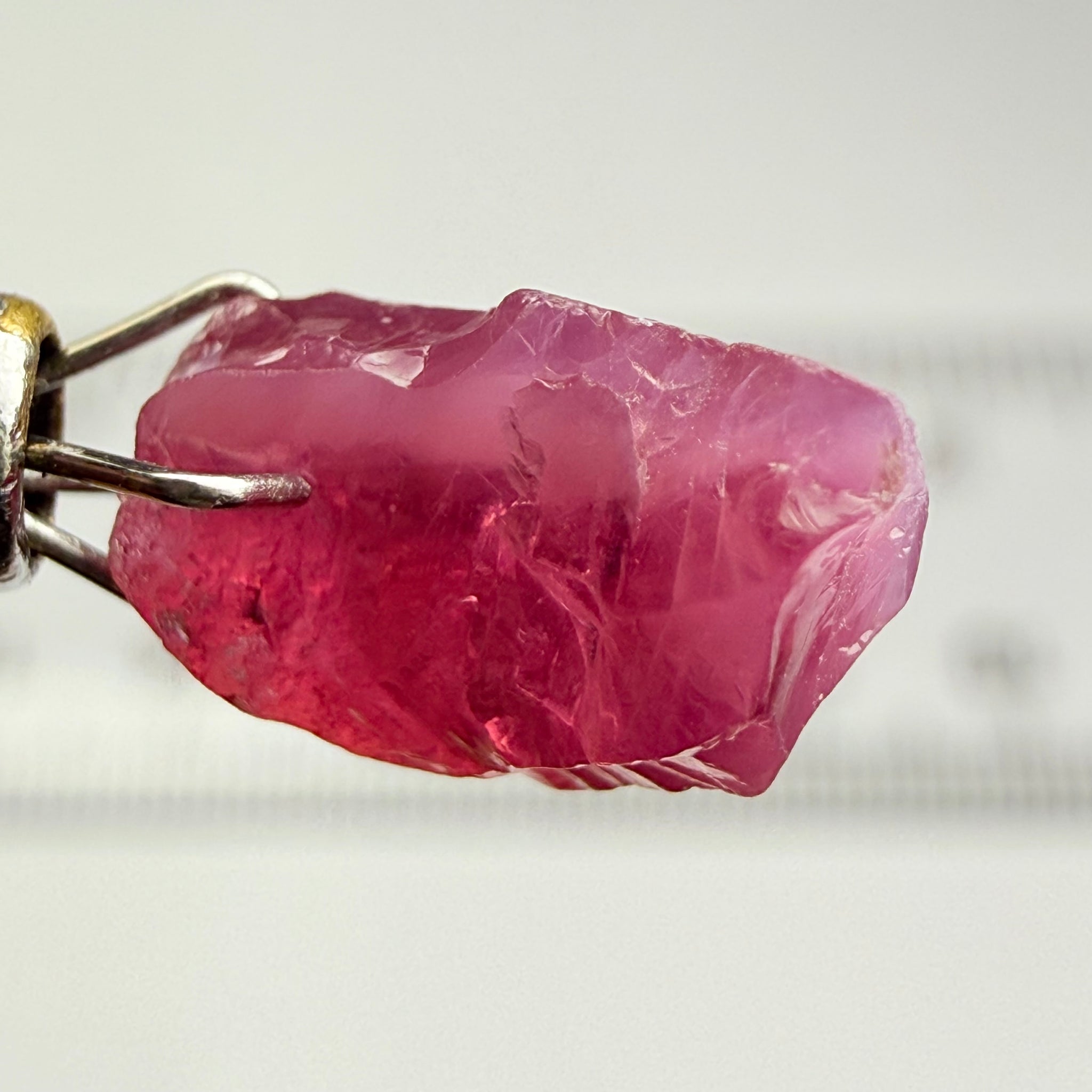 Winza Ruby, 2.82ct Winza, Tanzania, Untreated Unheated, no inclusions just slightly silky