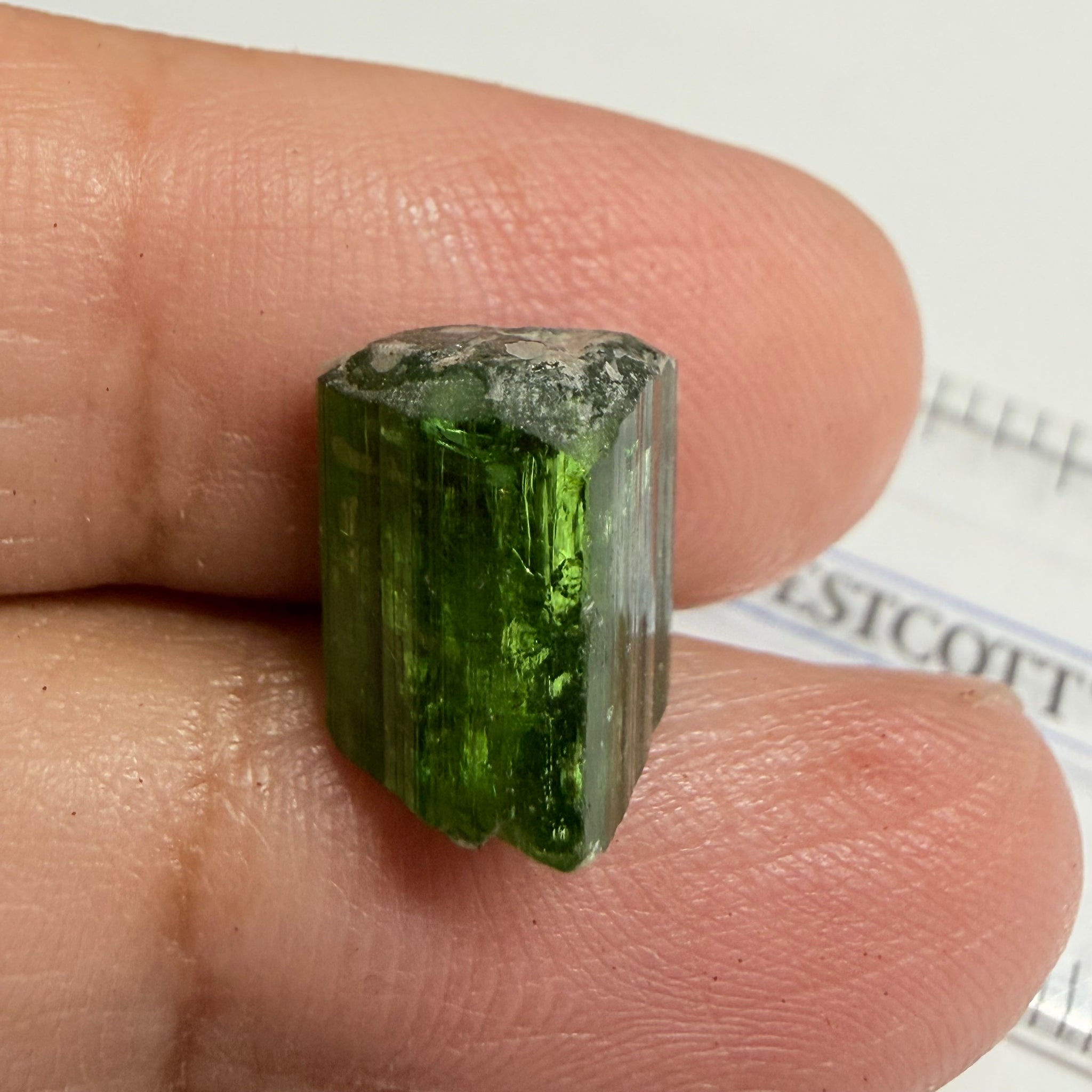 Tourmaline Crystal, 8.53ct, Mwajanga, Tanzania, Untreated Unheated
