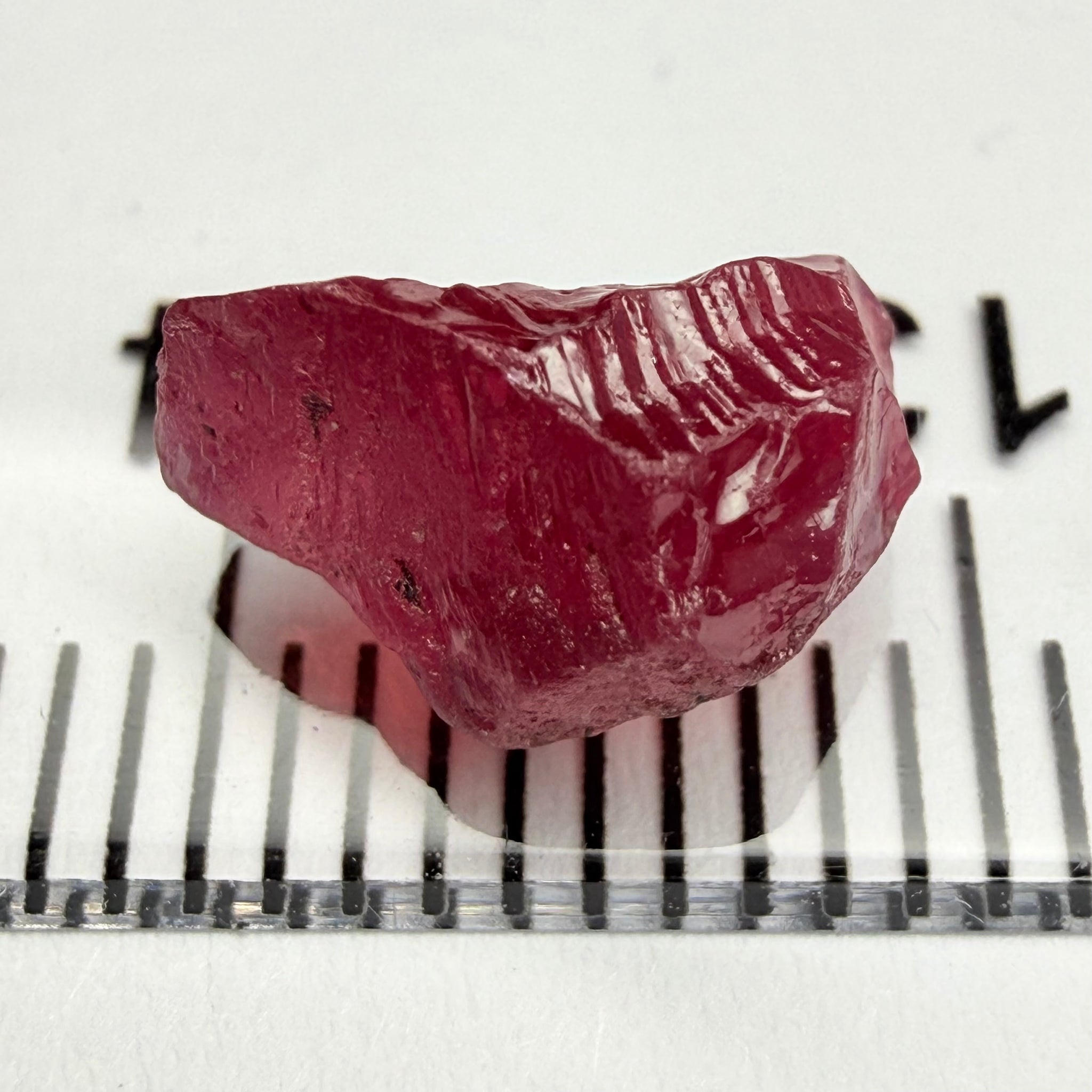 Winza Ruby, 2.82ct Winza, Tanzania, Untreated Unheated, no inclusions just slightly silky
