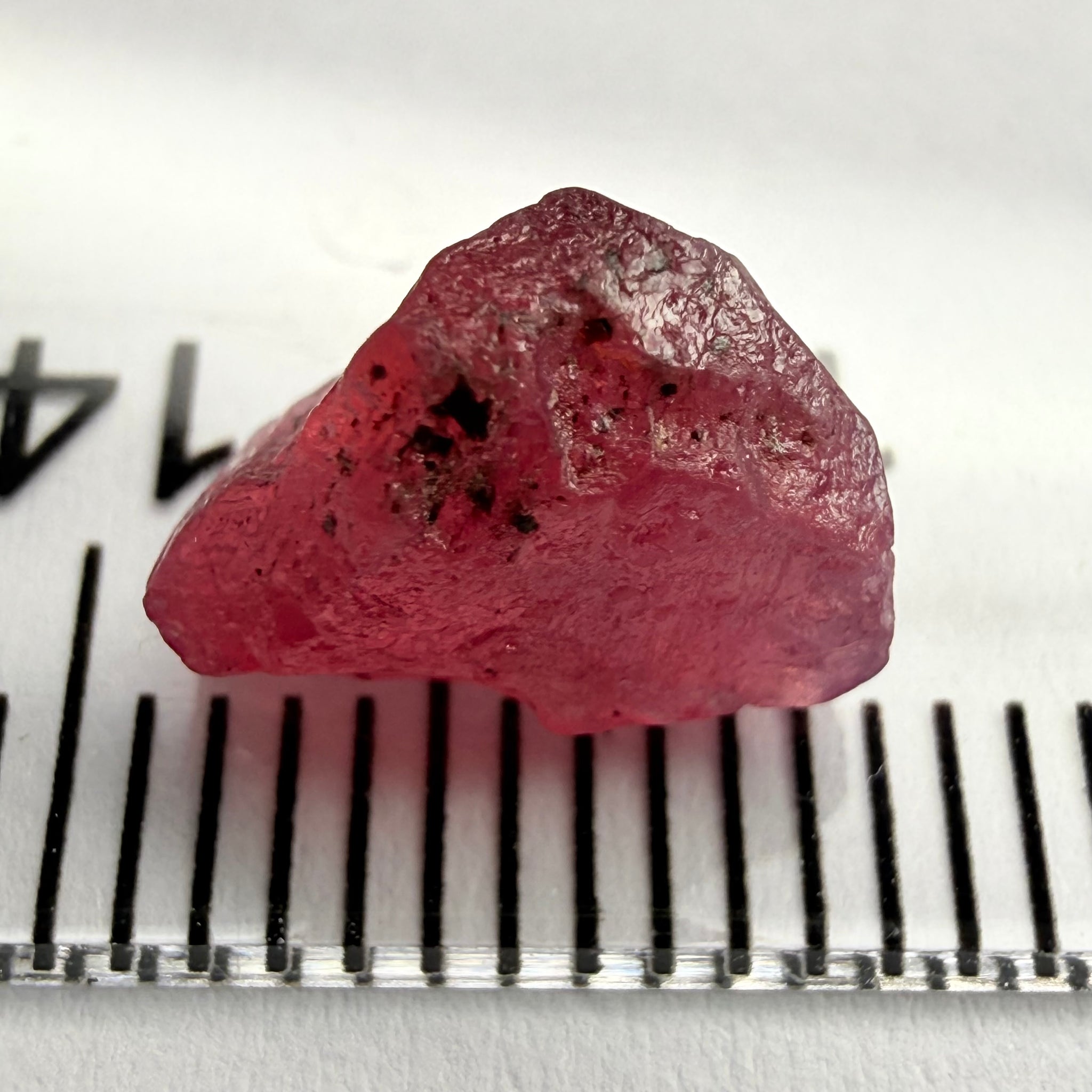 Winza Ruby, 2.82ct Winza, Tanzania, Untreated Unheated, no inclusions just slightly silky