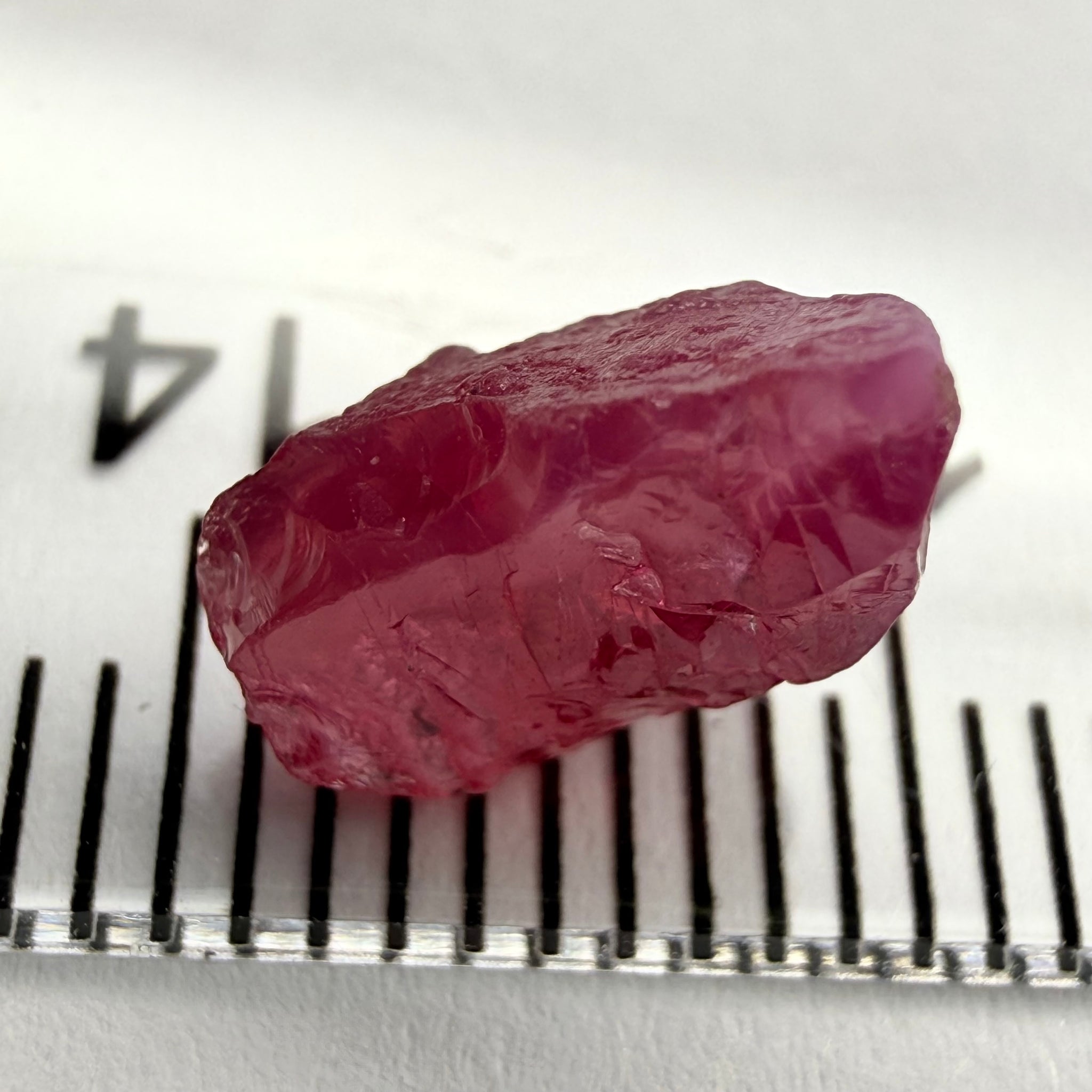 Winza Ruby, 2.82ct Winza, Tanzania, Untreated Unheated, no inclusions just slightly silky