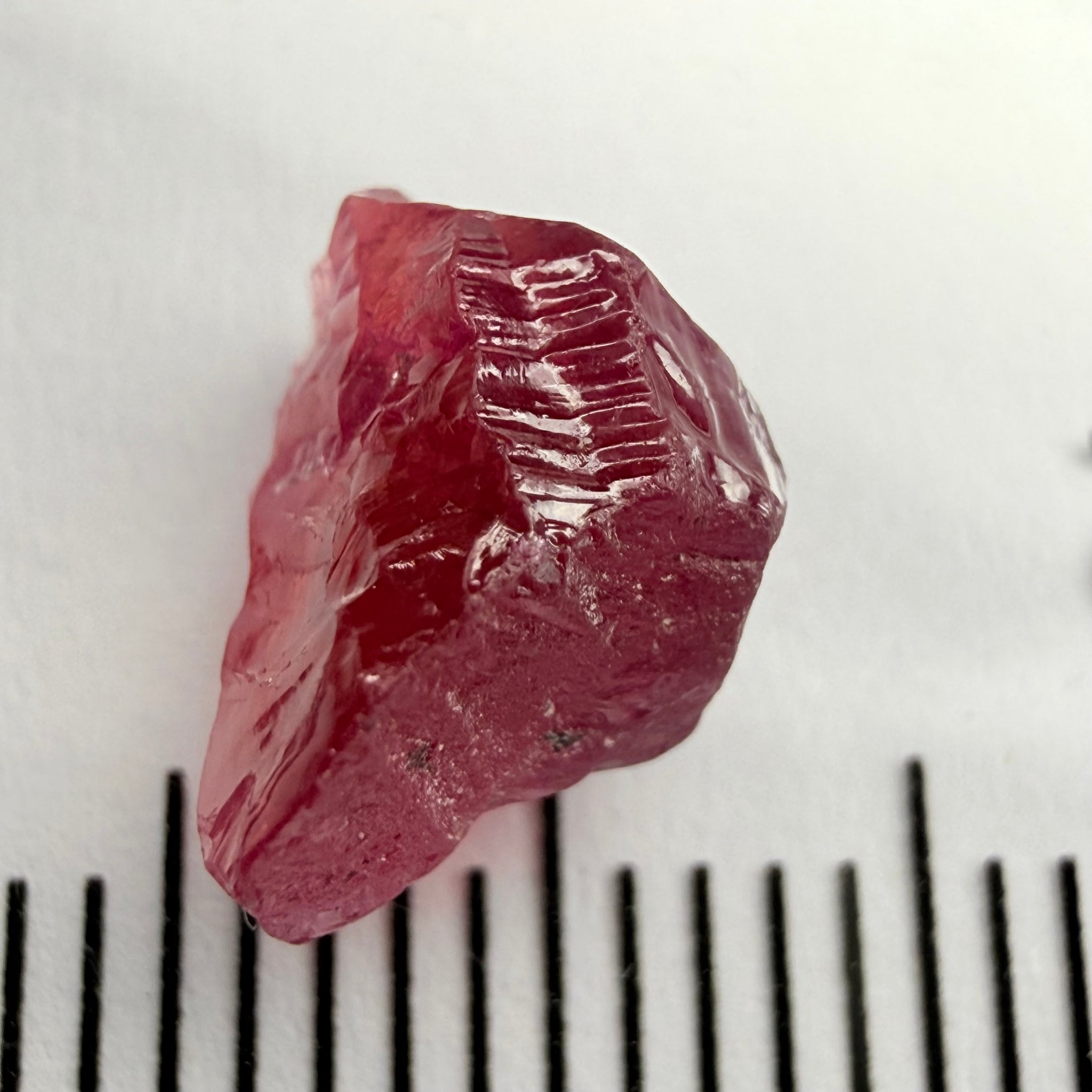 Winza Ruby, 2.82ct Winza, Tanzania, Untreated Unheated, no inclusions just slightly silky