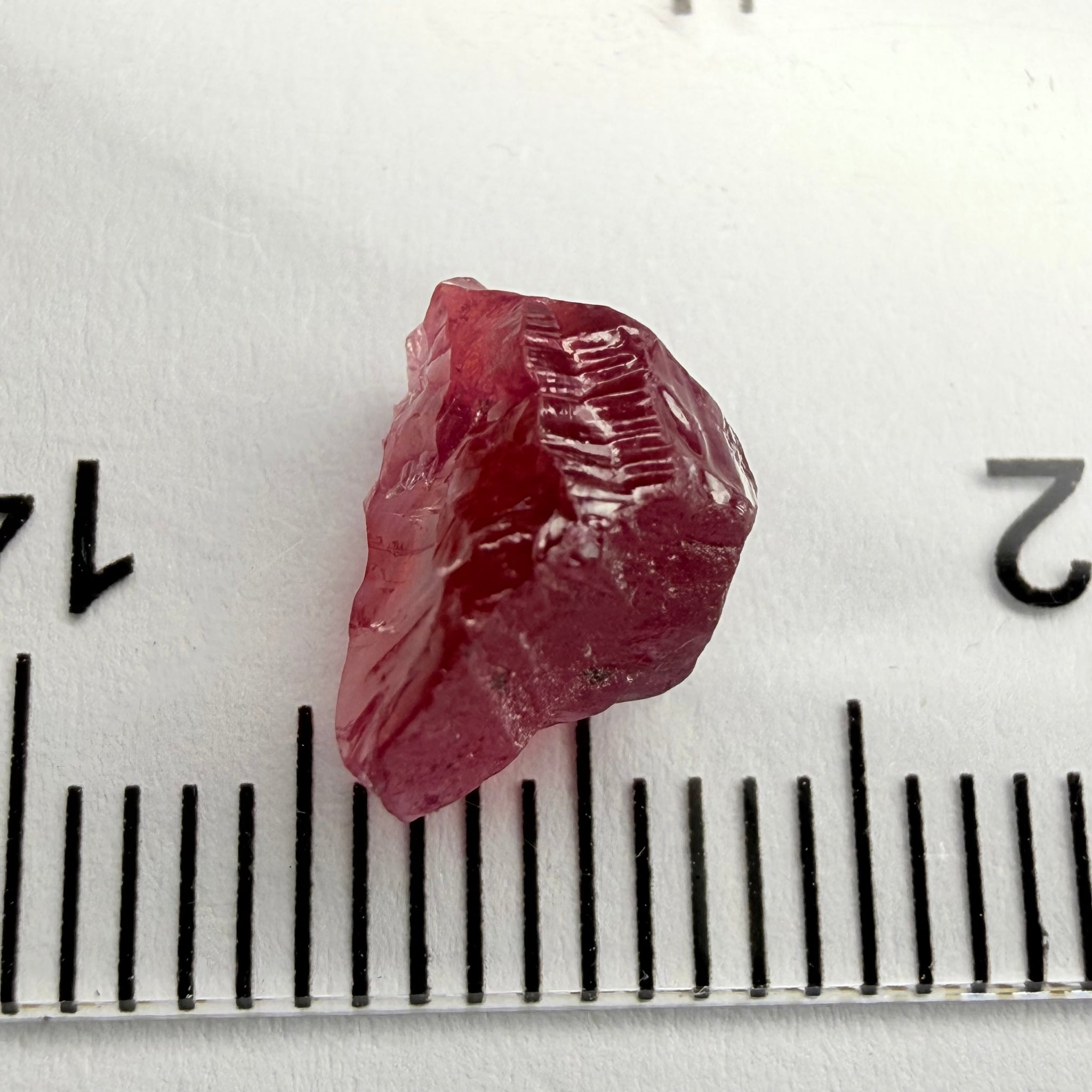 Winza Ruby, 2.82ct Winza, Tanzania, Untreated Unheated, no inclusions just slightly silky