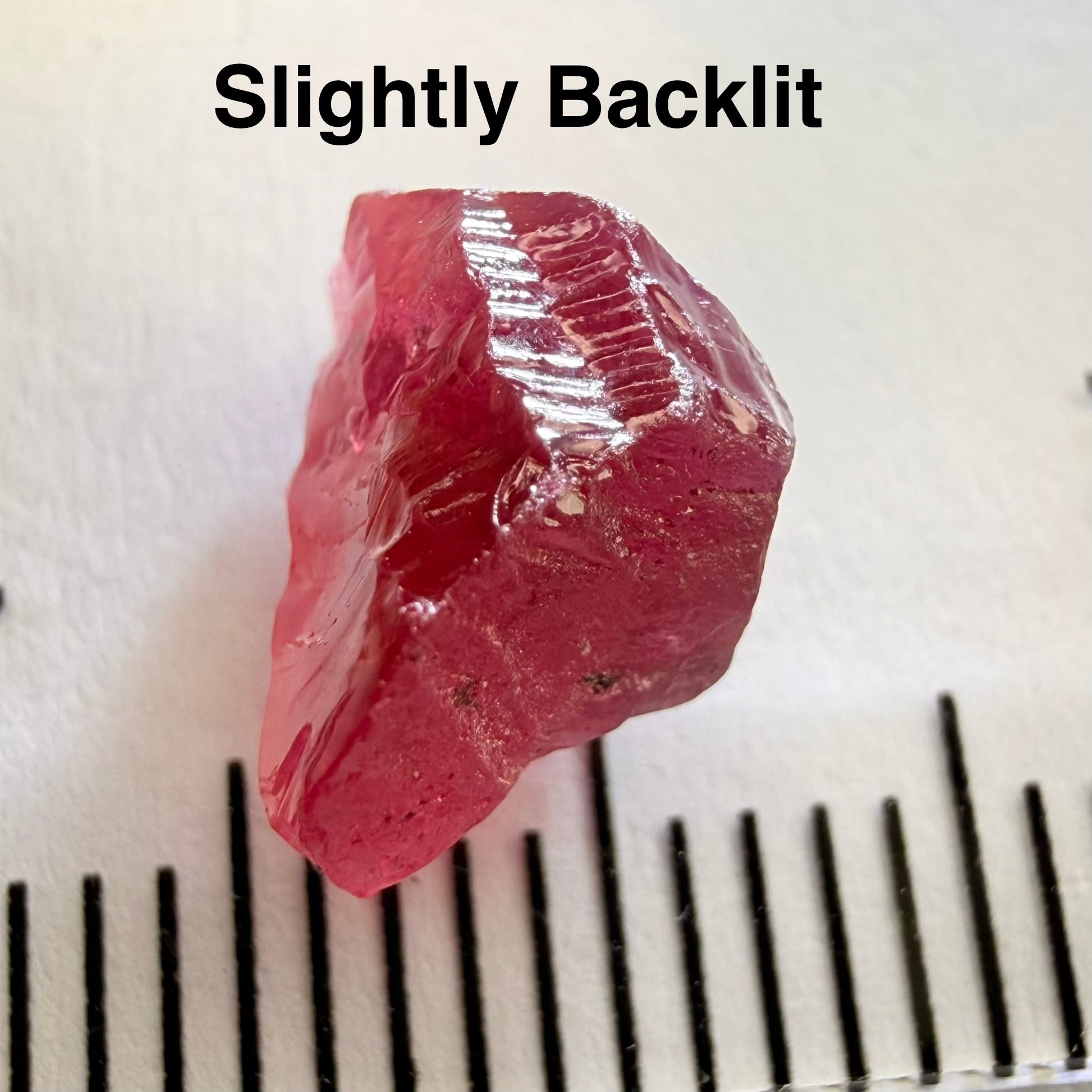 Winza Ruby, 2.82ct Winza, Tanzania, Untreated Unheated, no inclusions just slightly silky