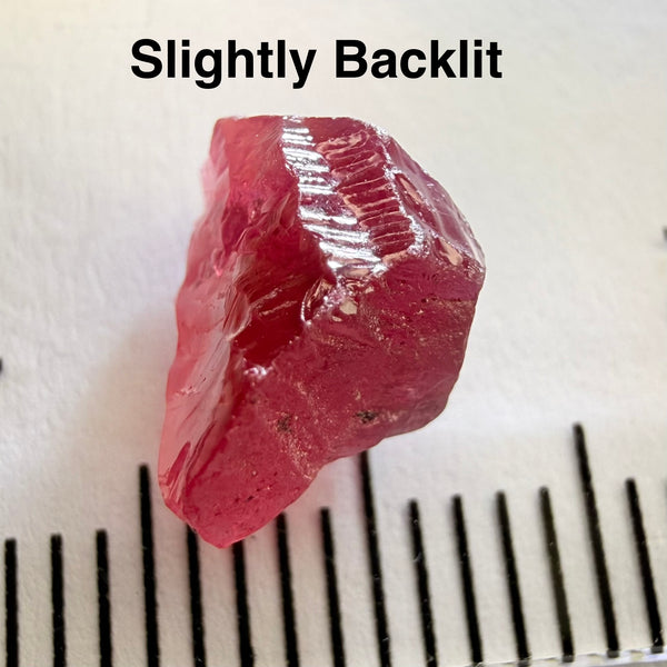 Winza Ruby, 2.82ct Winza, Tanzania, Untreated Unheated, no inclusions just slightly silky