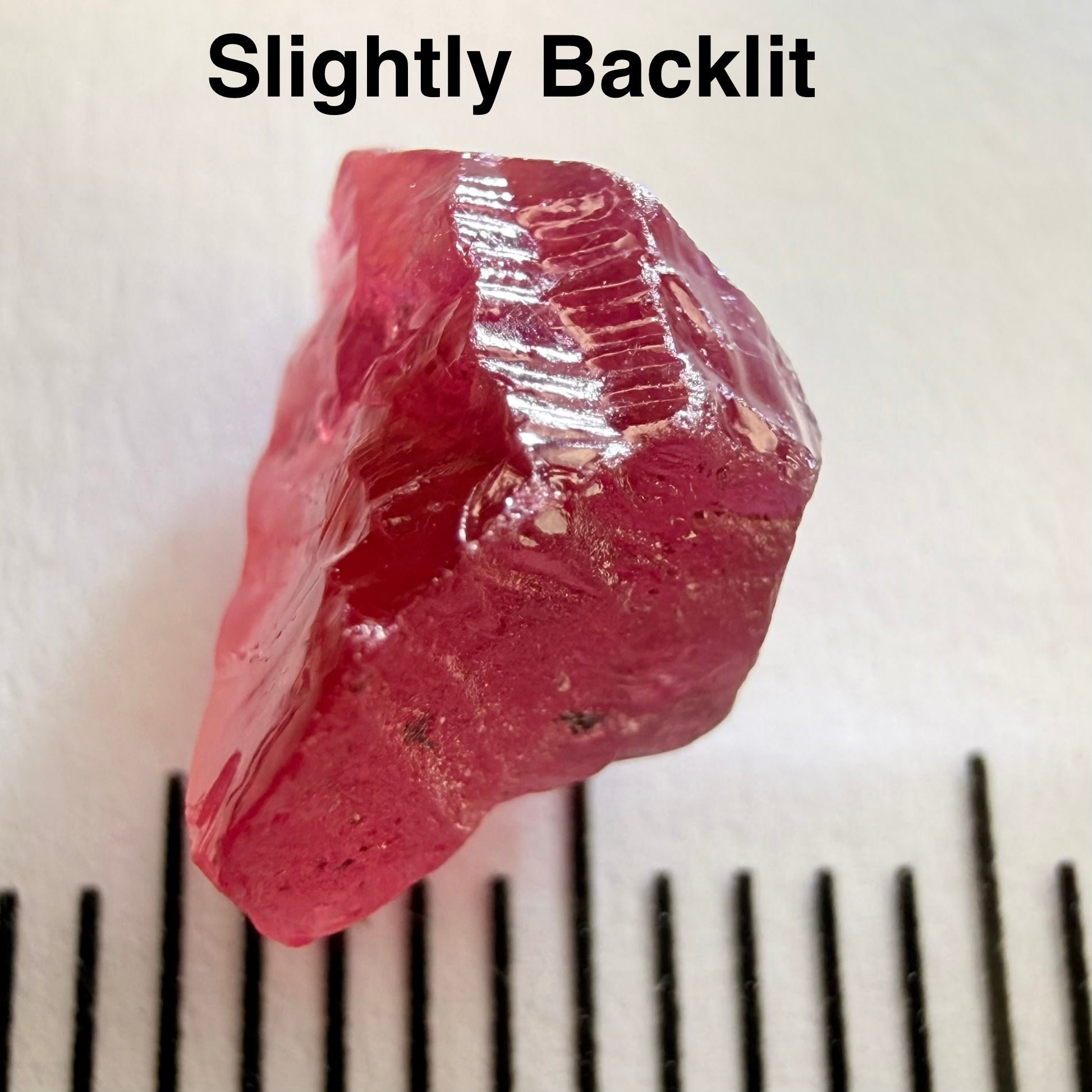 Winza Ruby, 2.82ct Winza, Tanzania, Untreated Unheated, no inclusions just slightly silky