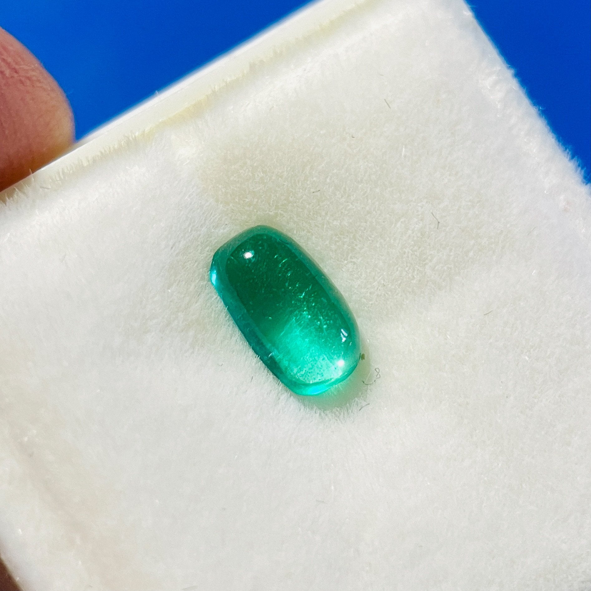 0.58Ct Tanzanian Emerald No Oil Untreated Unheated