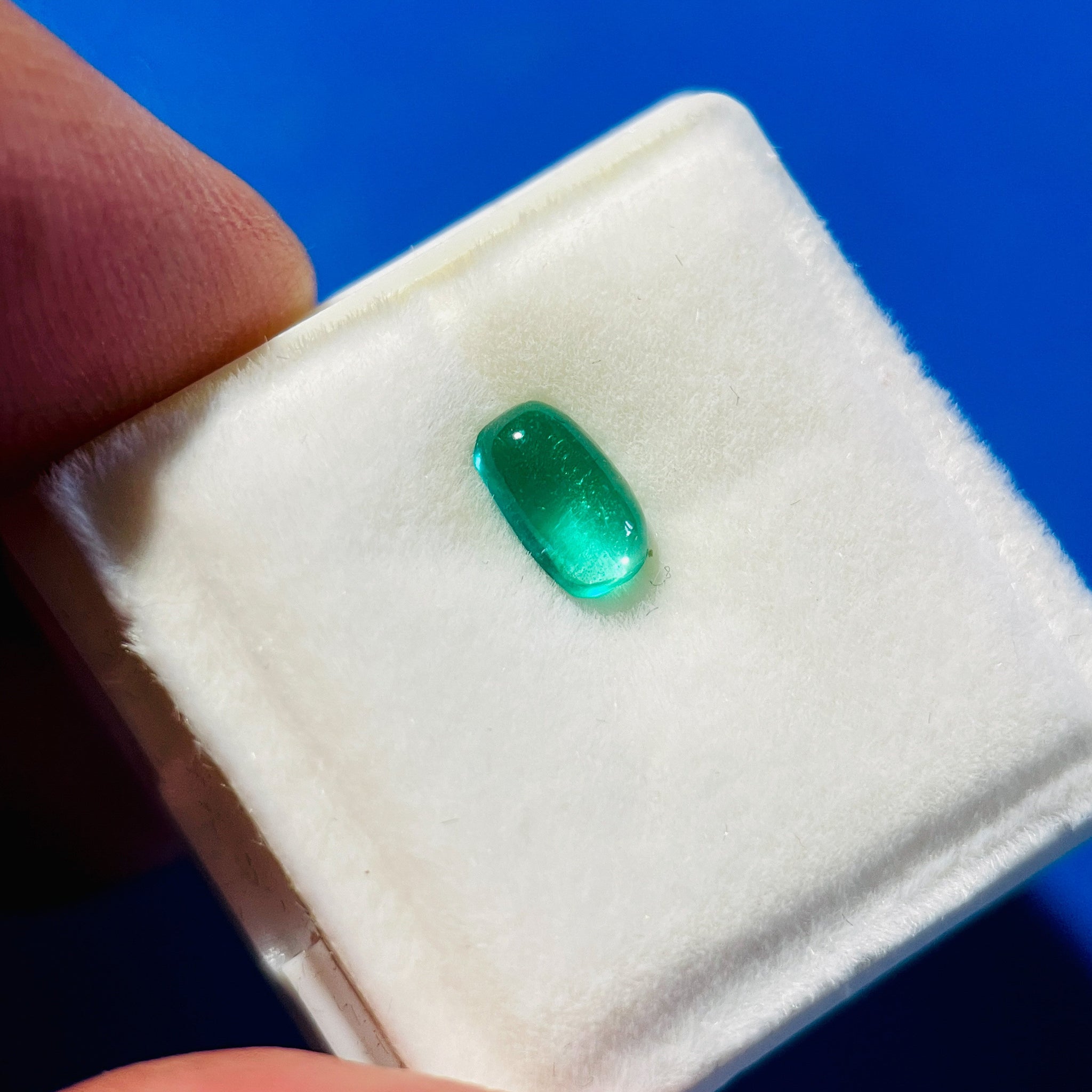 0.58Ct Tanzanian Emerald No Oil Untreated Unheated