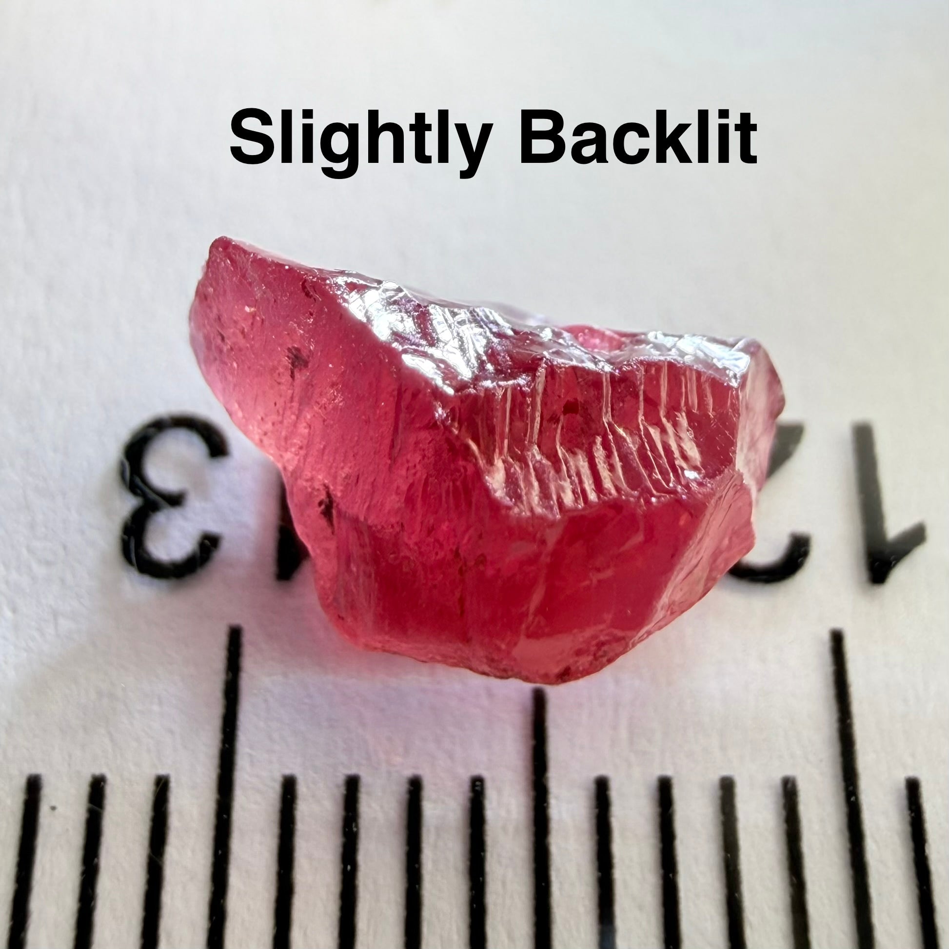 Winza Ruby, 2.82ct Winza, Tanzania, Untreated Unheated, no inclusions just slightly silky