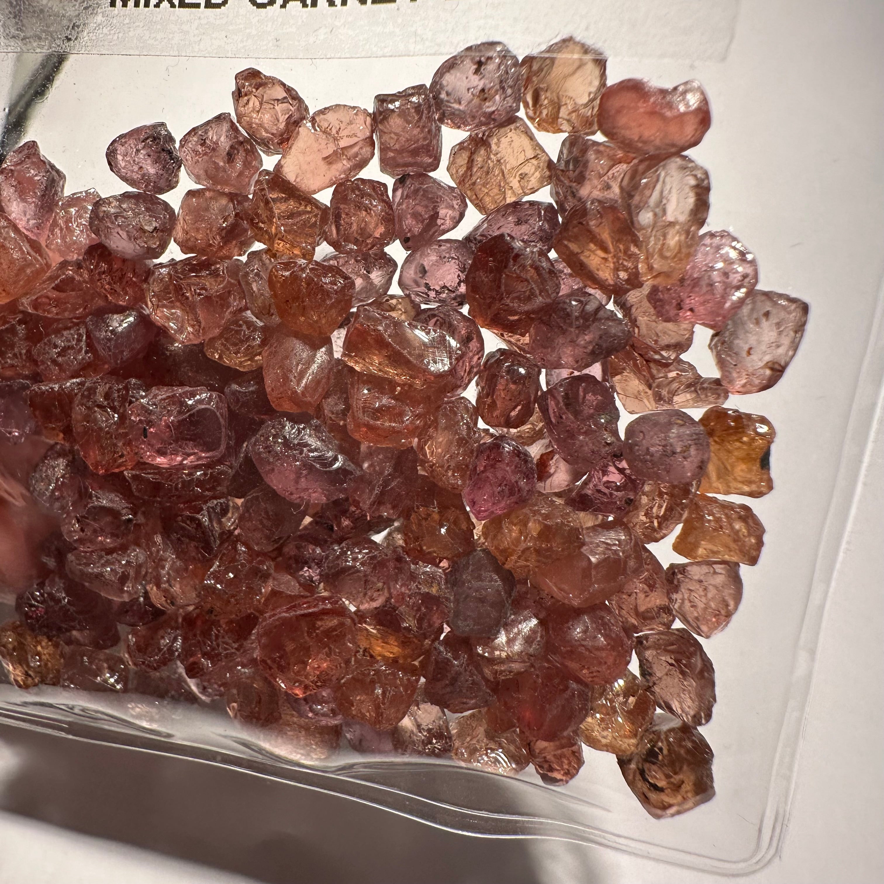 192.17ct Mixed Garnet Lot, Tanzania, Untreated Unheated, slightly included to included