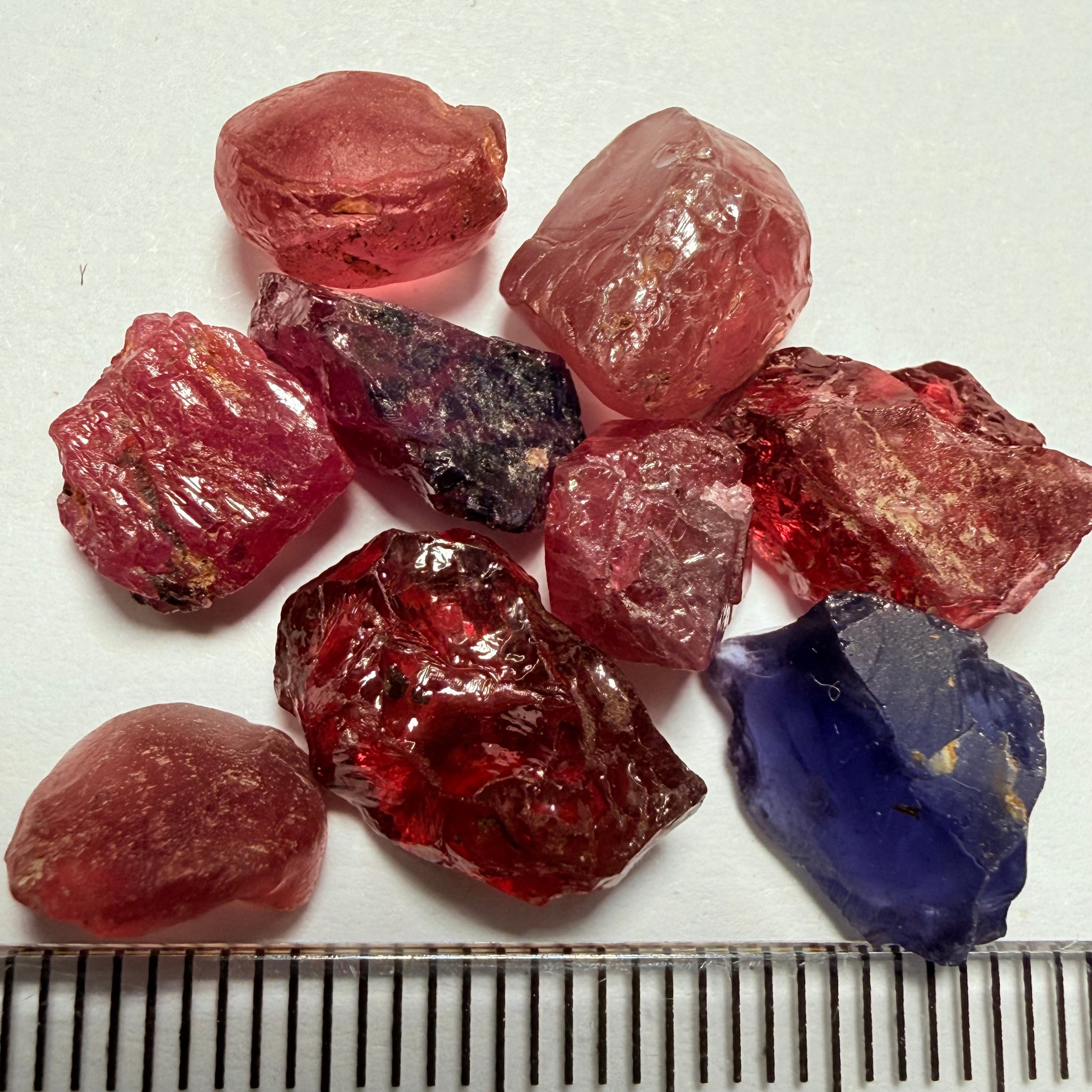 Mixed Lot, 37.24ct, Tanzania, Untreated Unheated