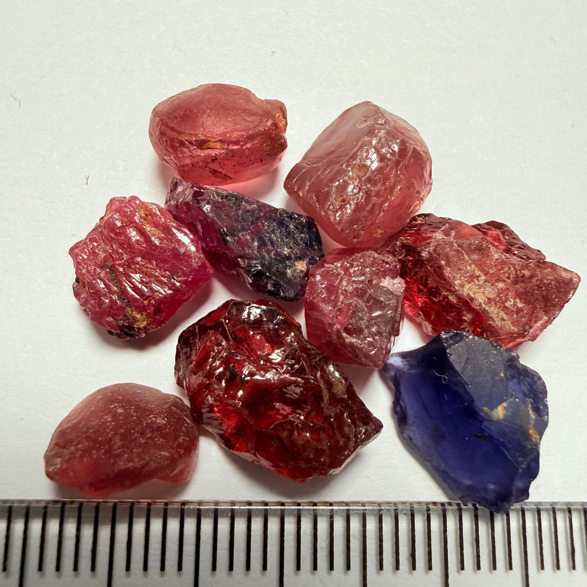 Mixed Lot, 37.24ct, Tanzania, Untreated Unheated