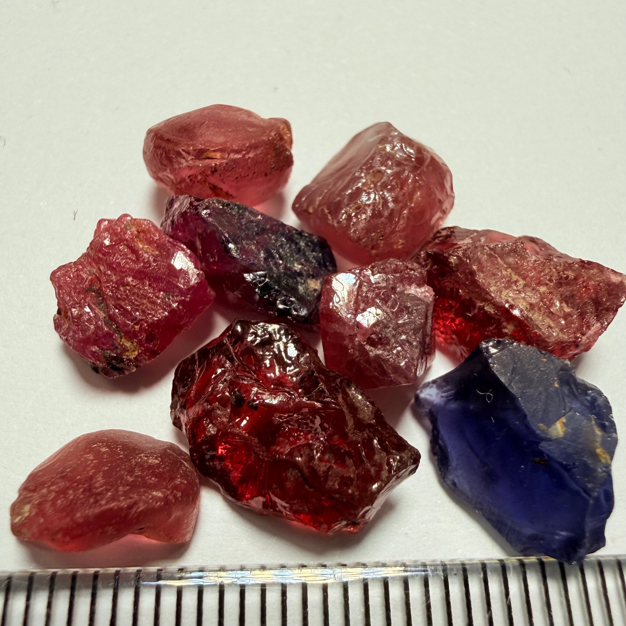 Mixed Lot, 37.24ct, Tanzania, Untreated Unheated