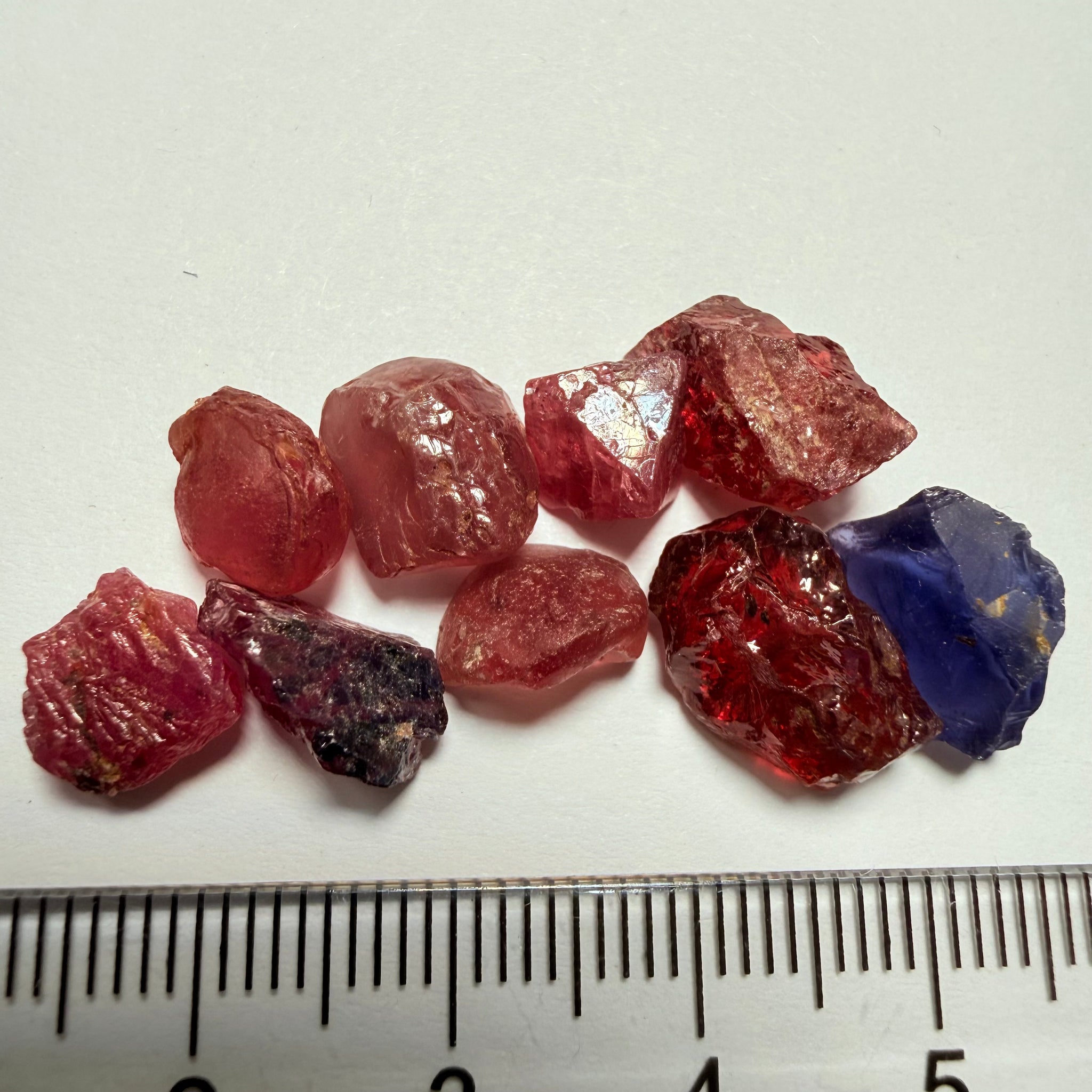 Mixed Lot, 37.24ct, Tanzania, Untreated Unheated