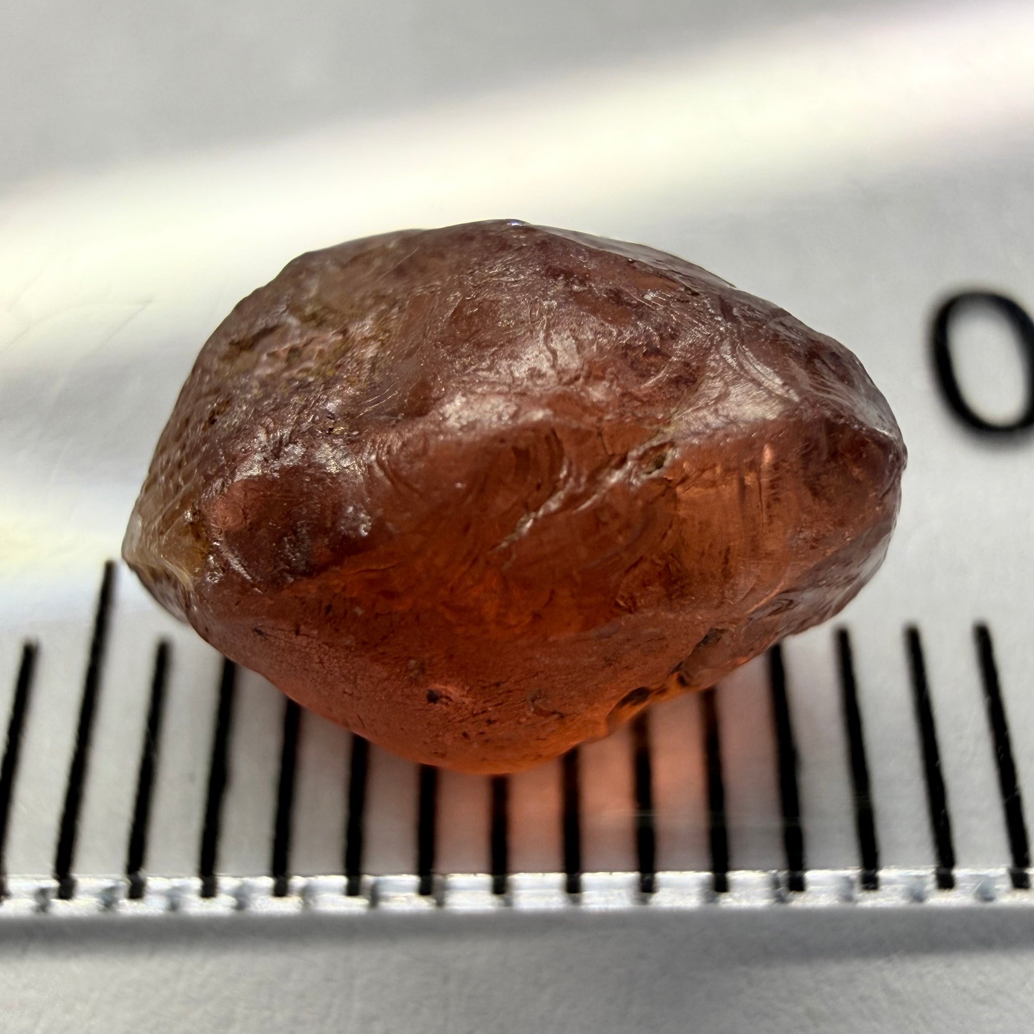 Malaya Garnet, 3.85ct, Tanzania, Untreated Unheated, Si